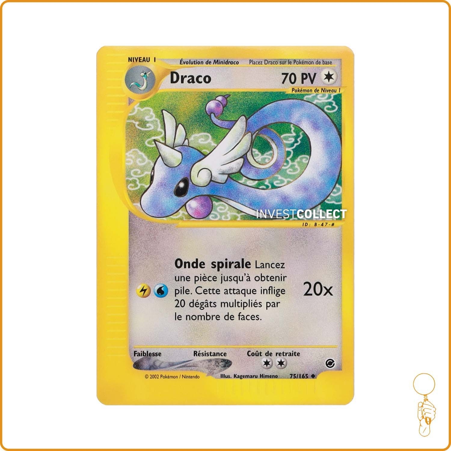 Peu commune - Pokemon - Expedition - Draco 75/165 Wizards - 1