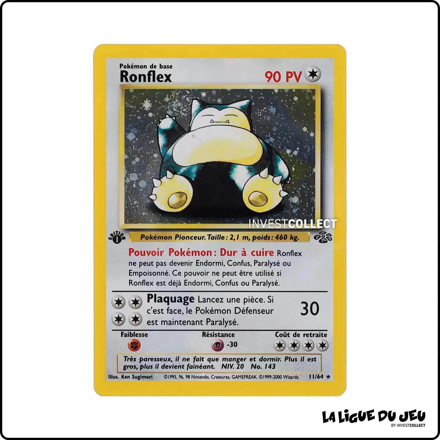 Holo - Pokemon - Jungle - Ronflex 11/64 Wizards - 1