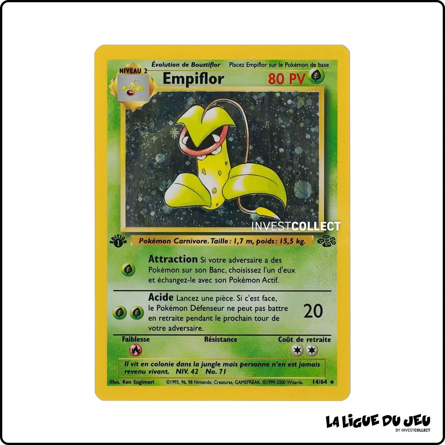 Holo - Pokemon - Jungle - Empiflor 14/64 Wizards - 1