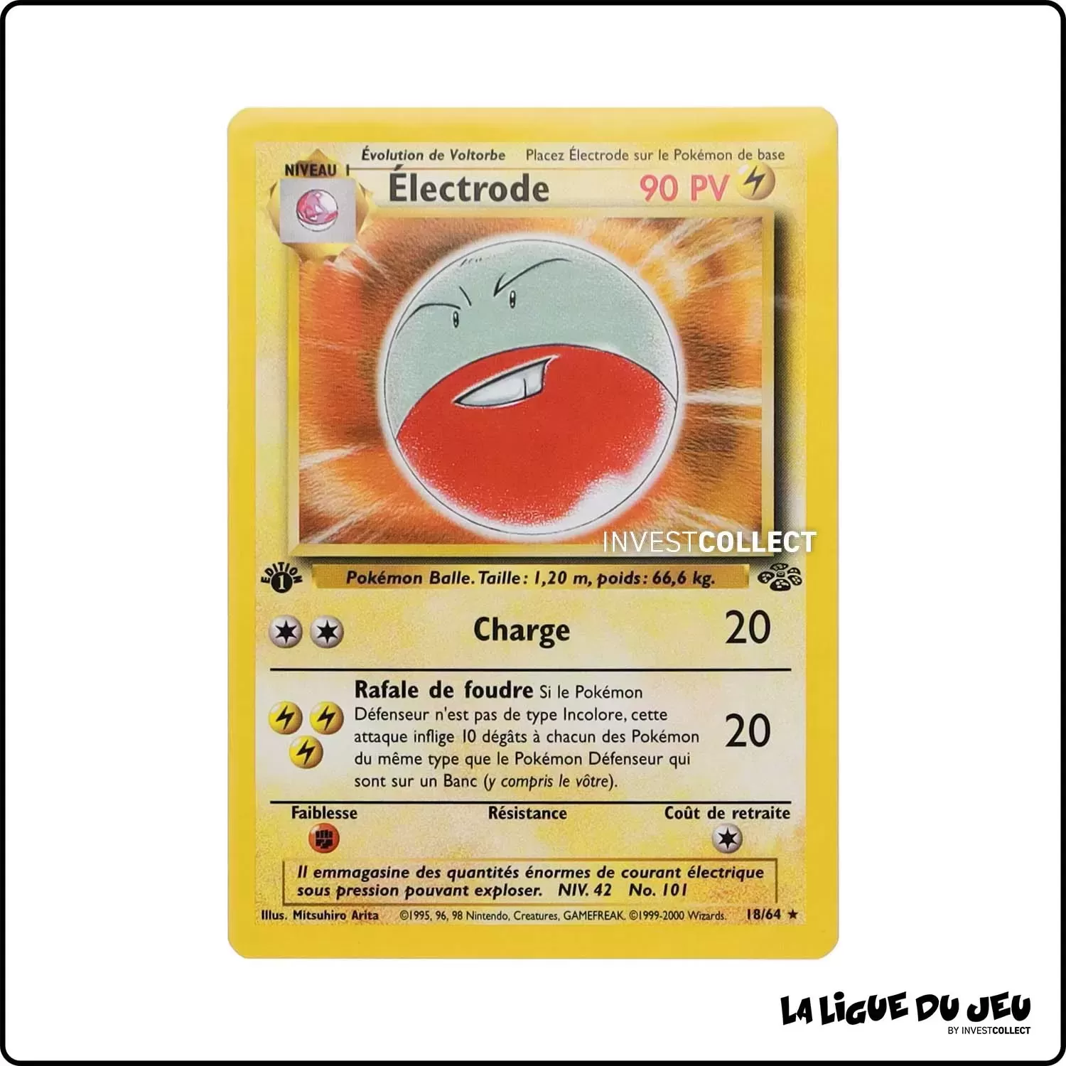 Rare - Pokemon - Jungle - Électrode 18/64