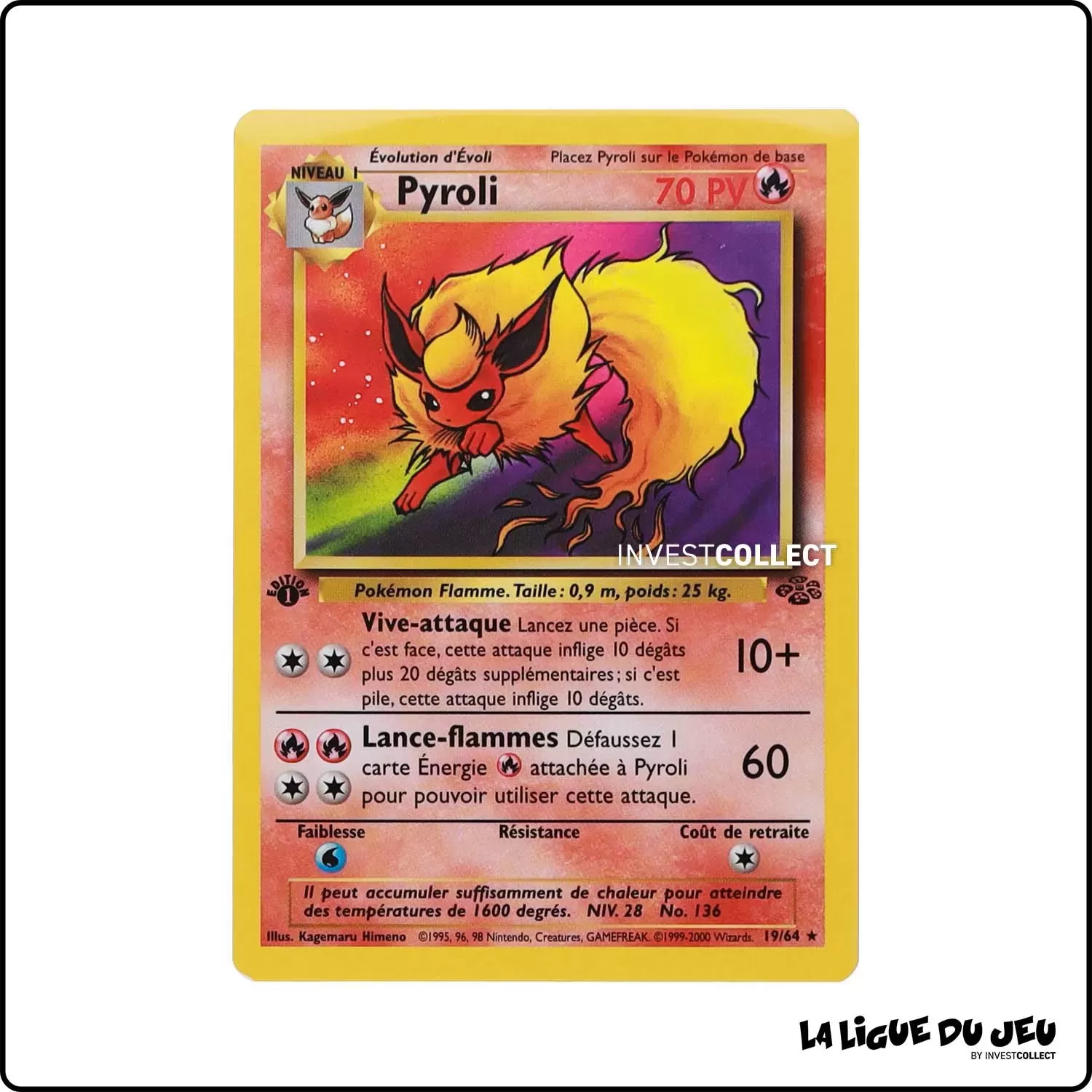 Rare - Pokemon - Jungle - Pyroli 19/64