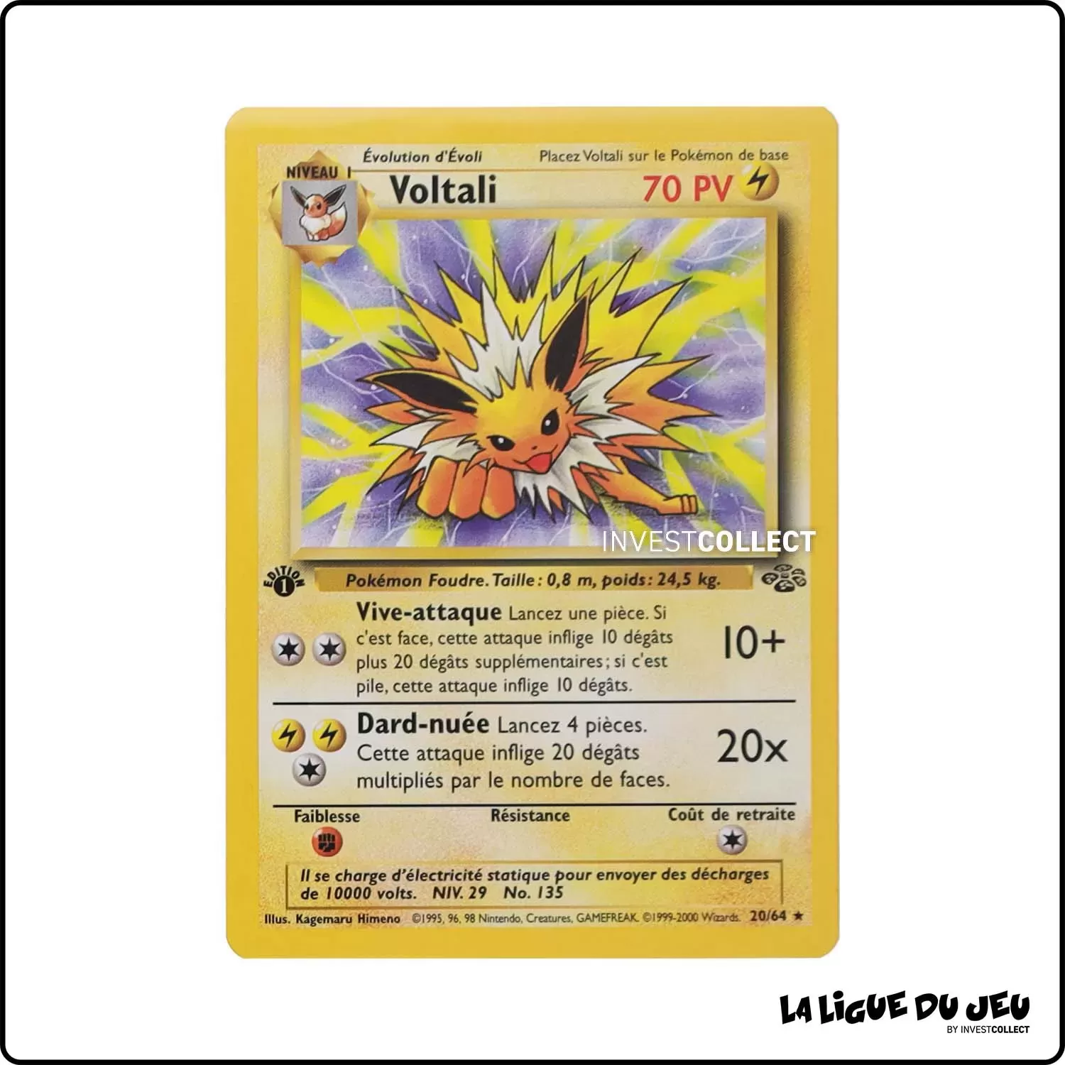 Rare - Pokemon - Jungle - Voltali 20/64