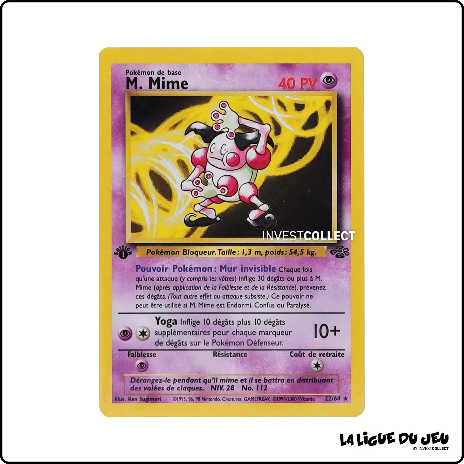 Rare - Pokemon - Jungle - M. Mime 22/64