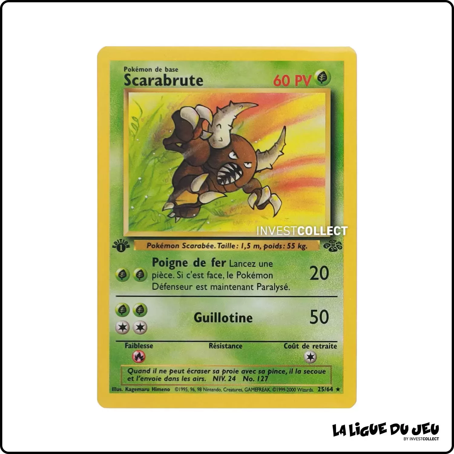 Rare - Pokemon - Jungle - Scarabrute 25/64