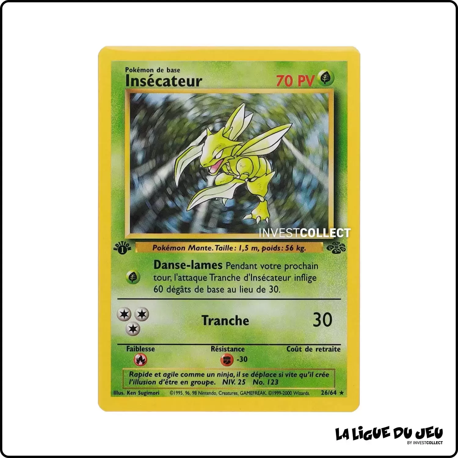 Rare - Pokemon - Jungle - Insécateur 26/64