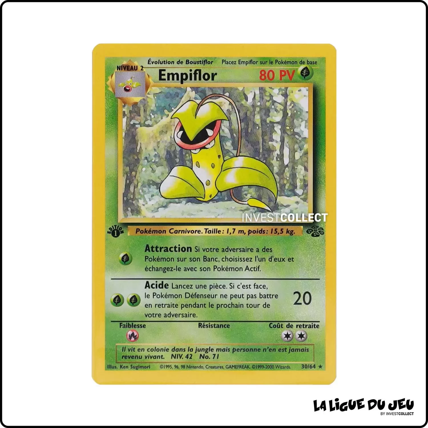 Rare - Pokemon - Jungle - Empiflor 30/64