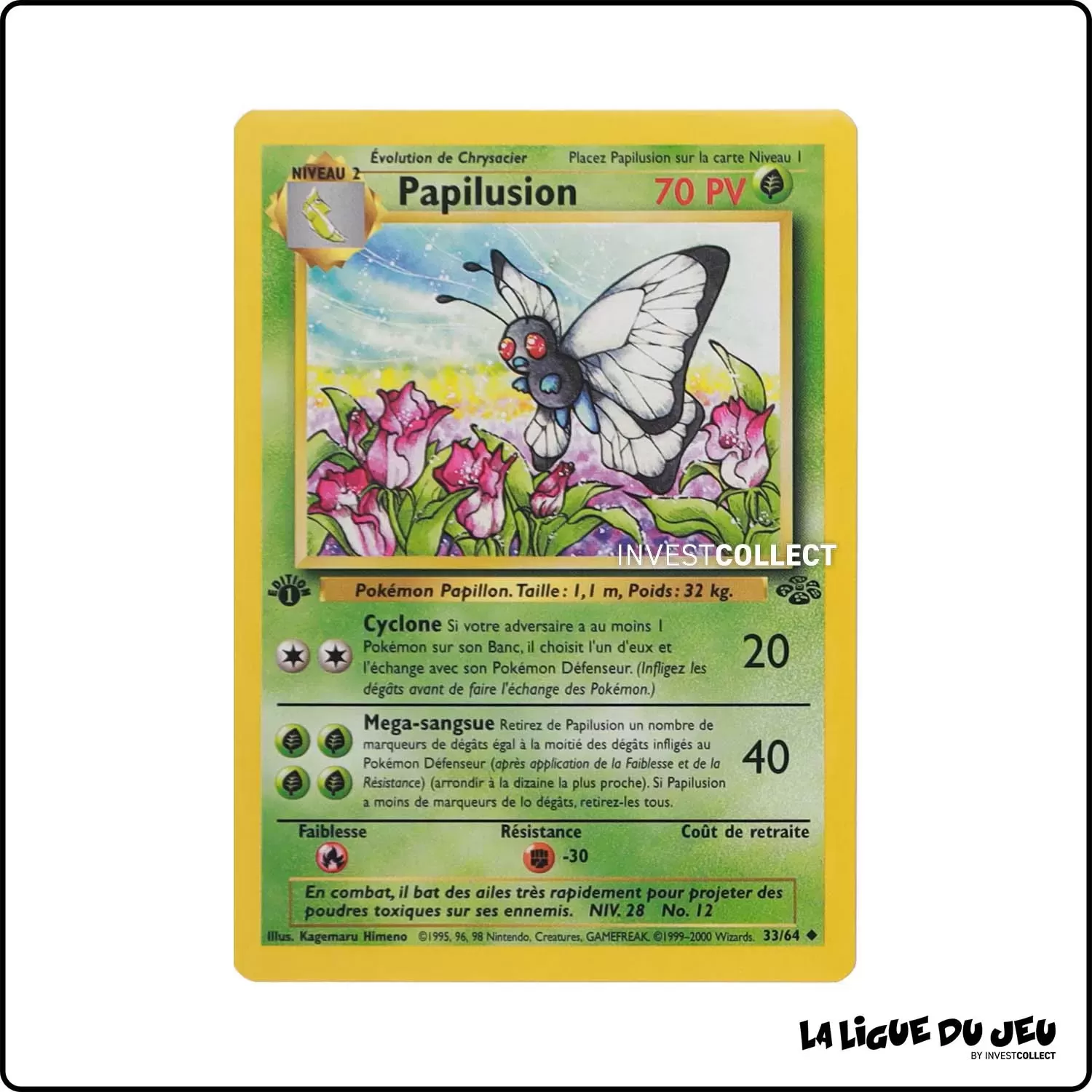 Peu Commune - Pokemon - Jungle - Papilusion 33/64