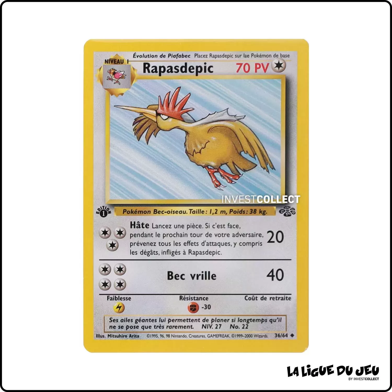 Peu Commune - Pokemon - Jungle - Rapasdepic 36/64