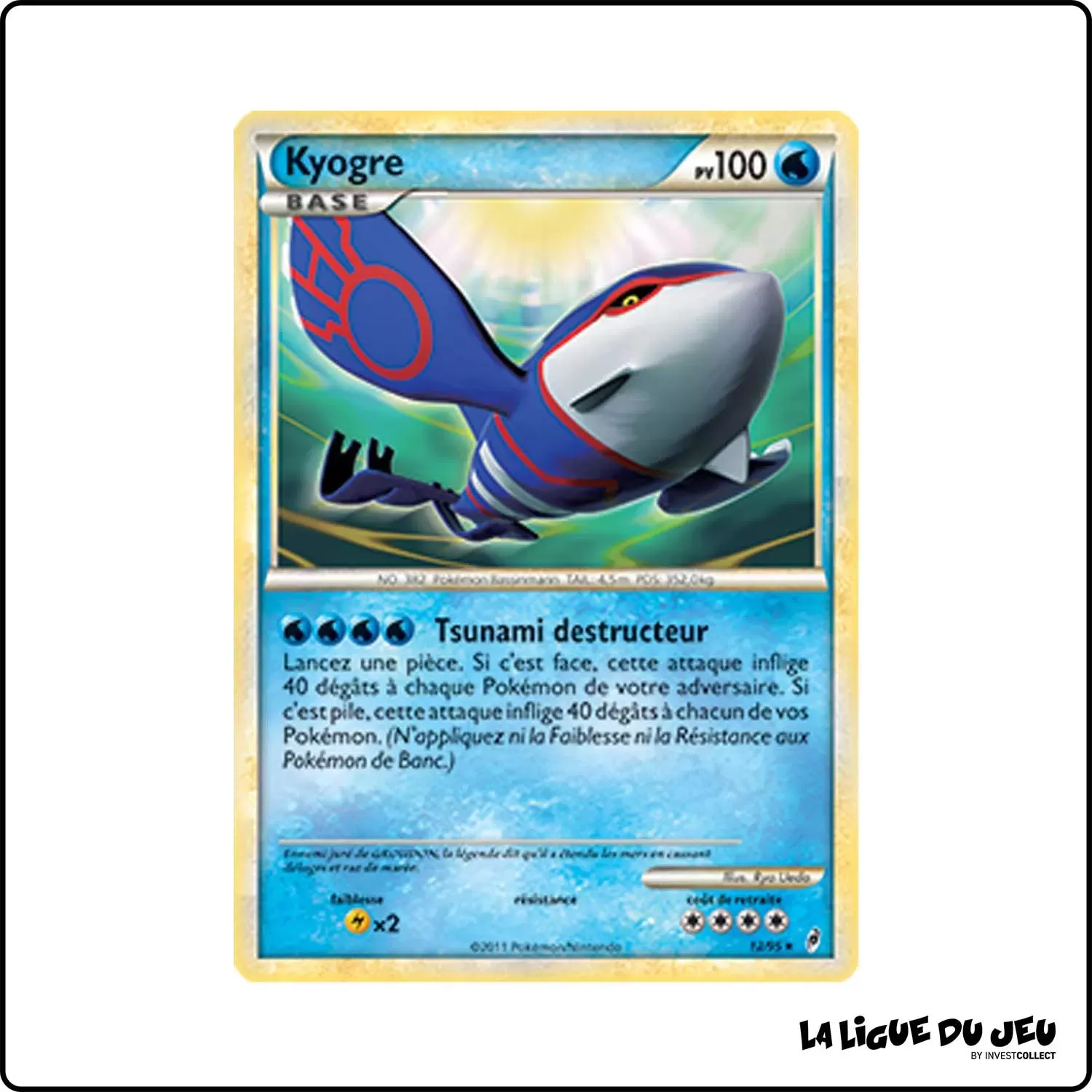 Holo - Pokemon - L'Appel Des Légendes - Kyogre 12/95