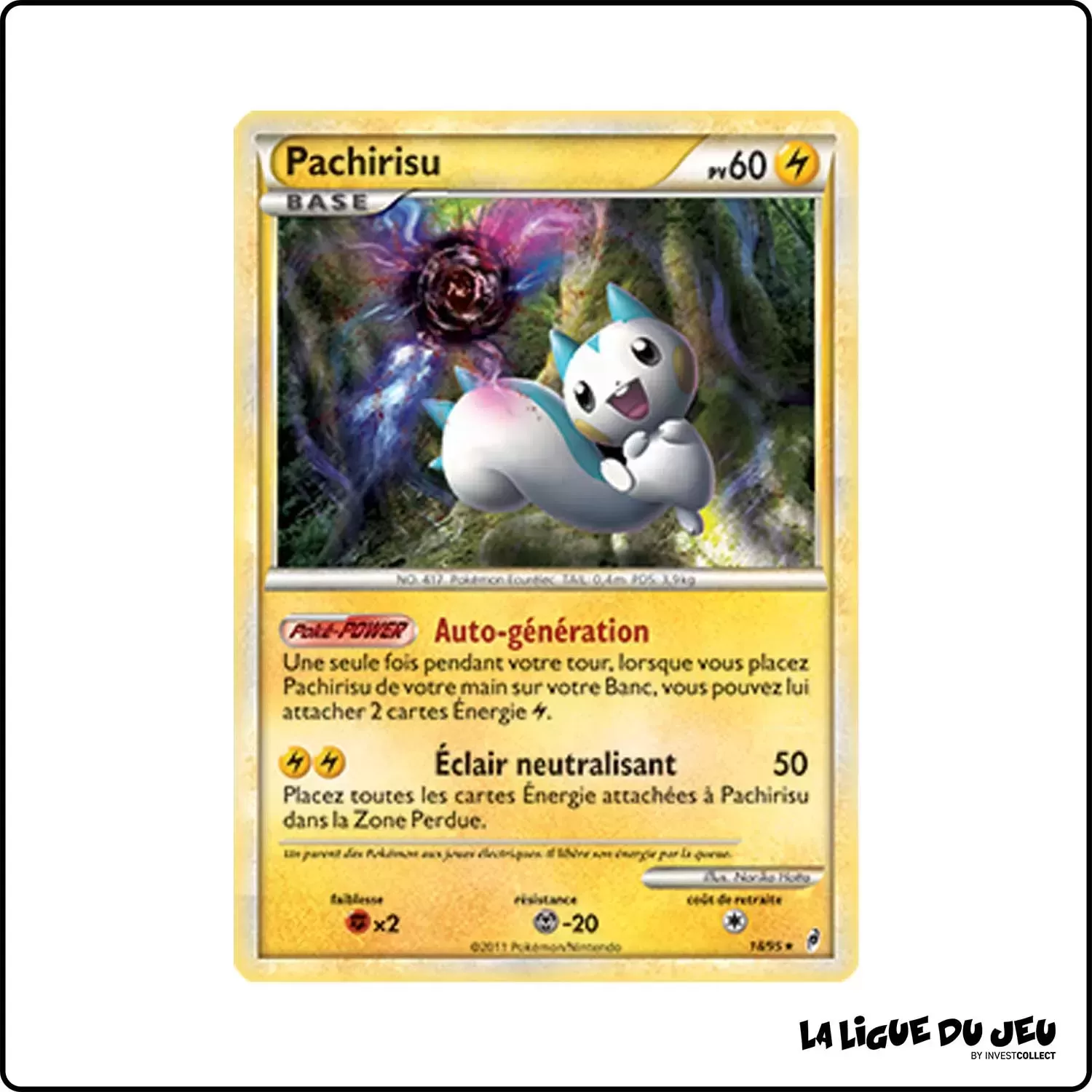 Holo - Pokemon - L'Appel Des Légendes - Pachirisu 18/95