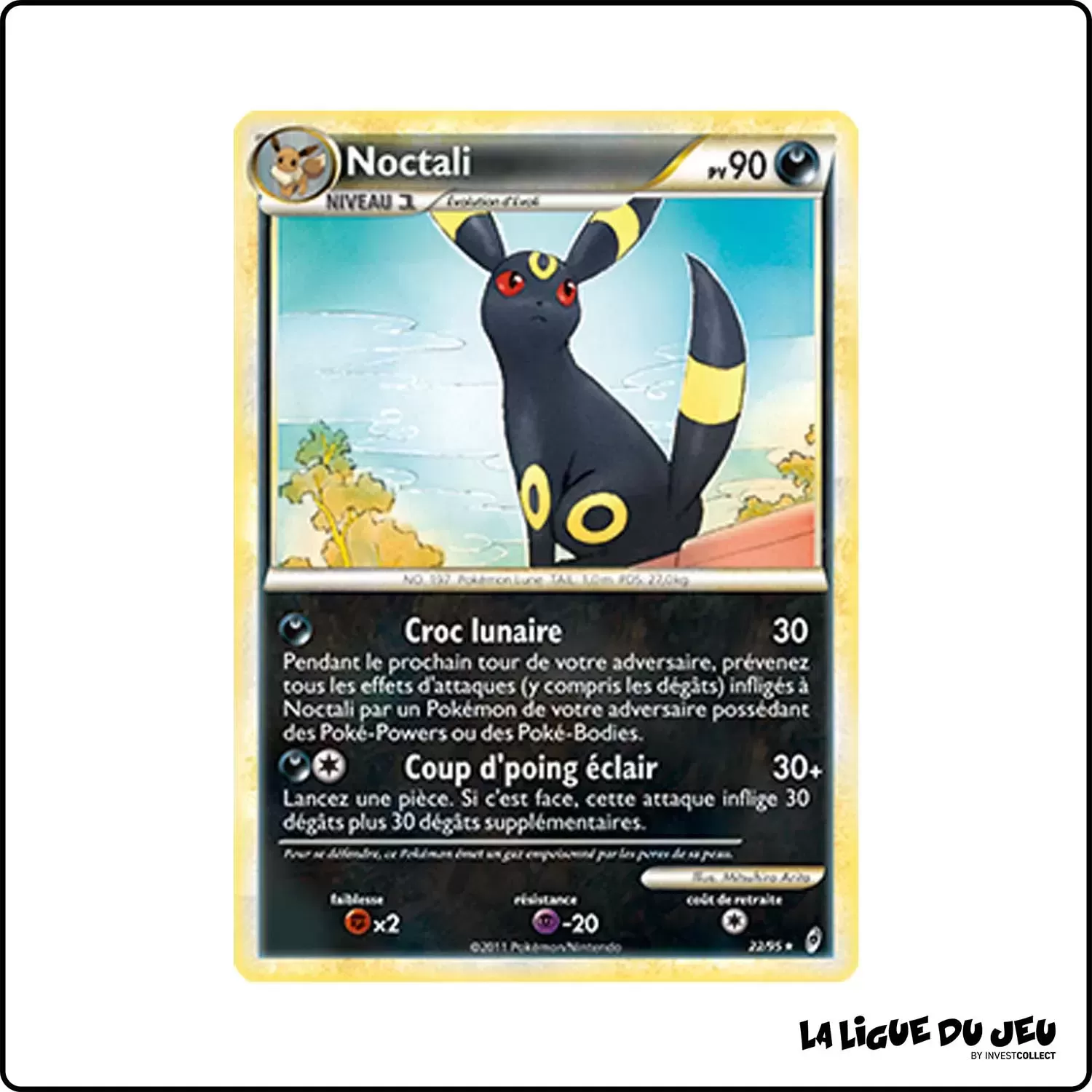 Holo - Pokemon - L'Appel Des Légendes - Noctali 22/95