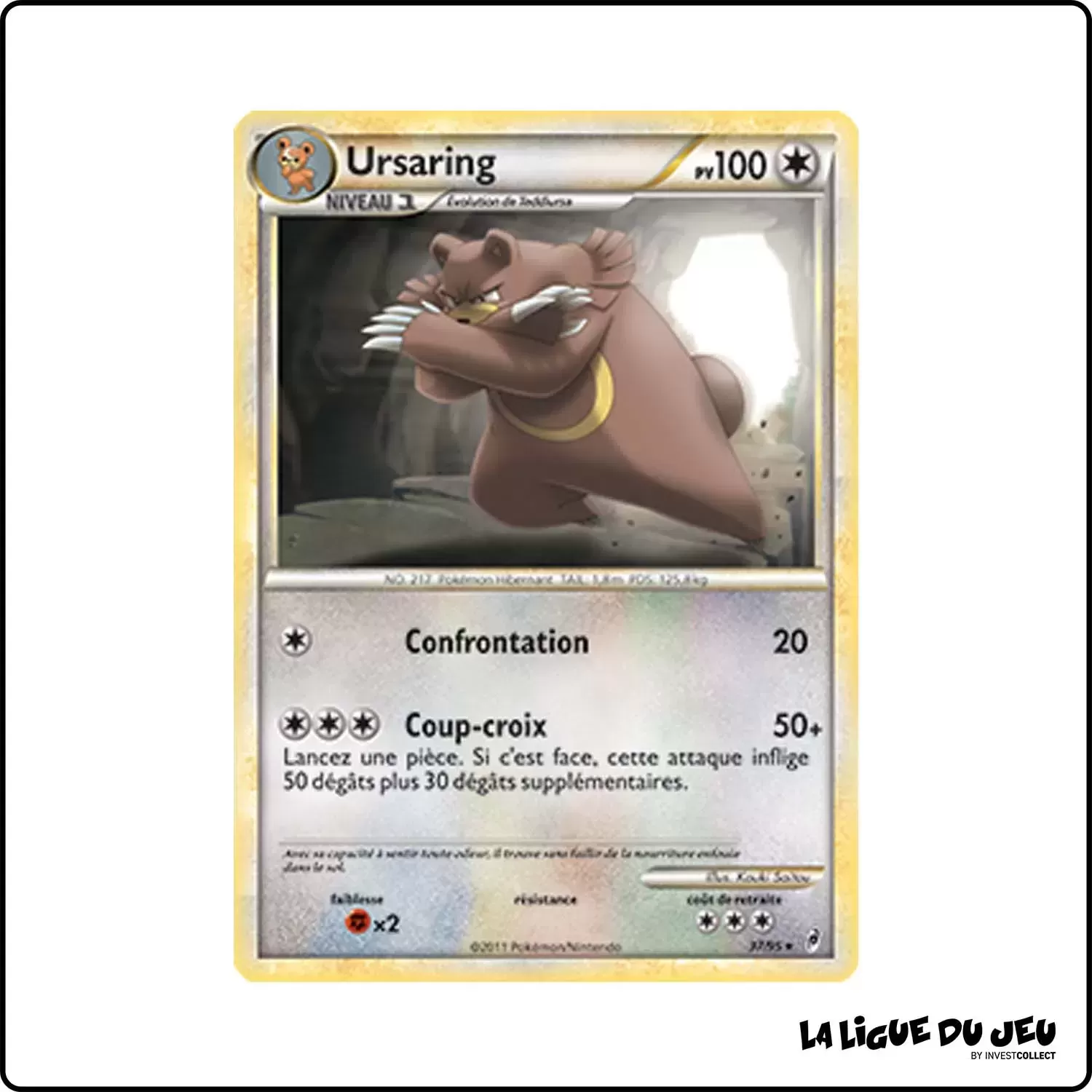 Rare - Pokemon - L'Appel Des Légendes - Ursaring 37/95