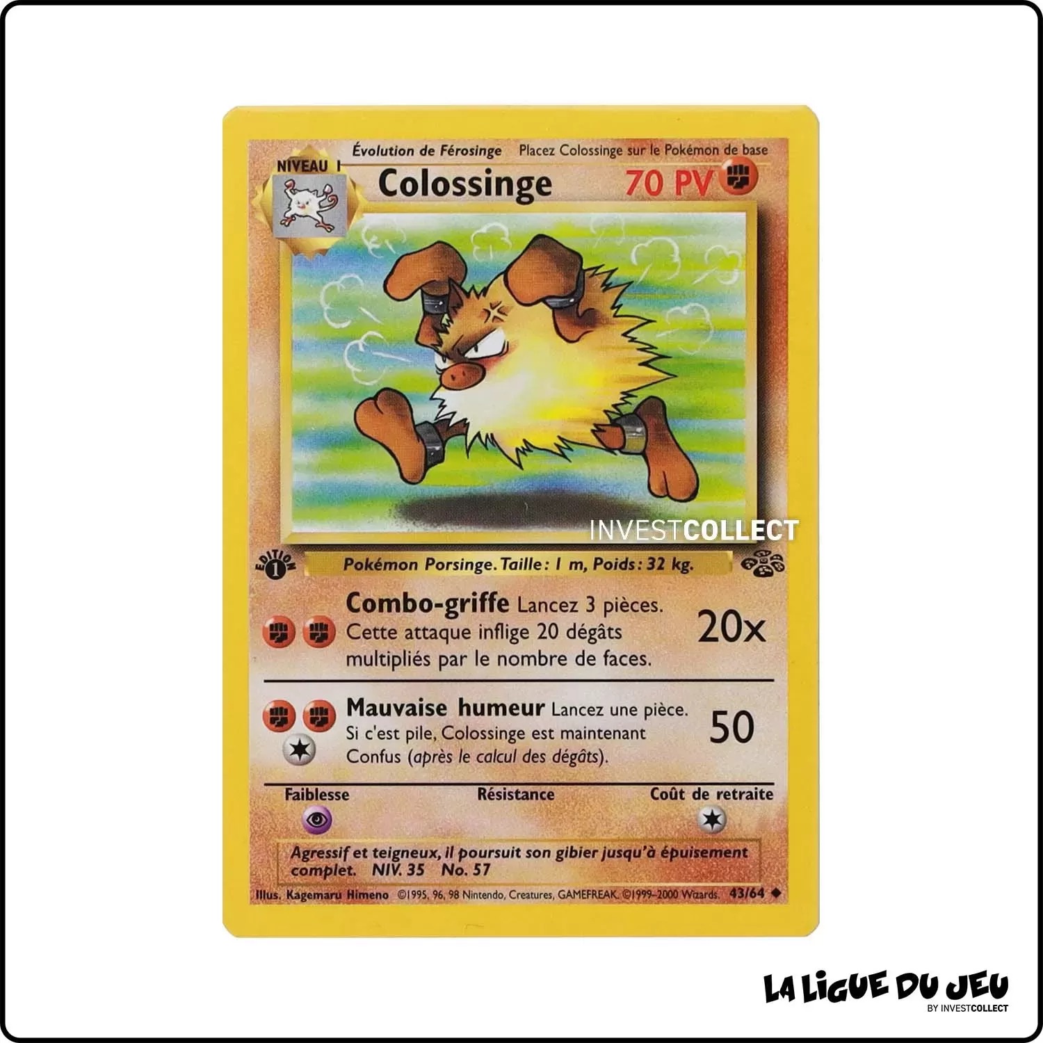 Peu Commune - Pokemon - Jungle - Colossinge 43/64