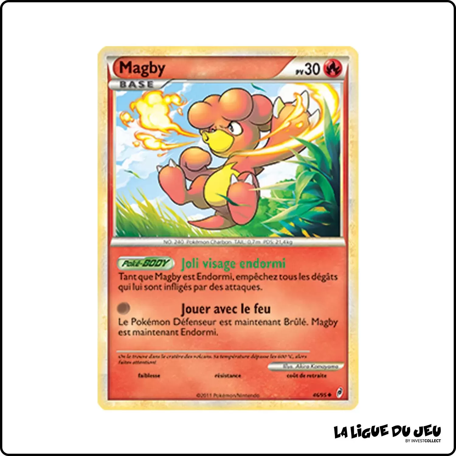 Peu commune - Pokemon - L'Appel Des Légendes - Magby 46/95