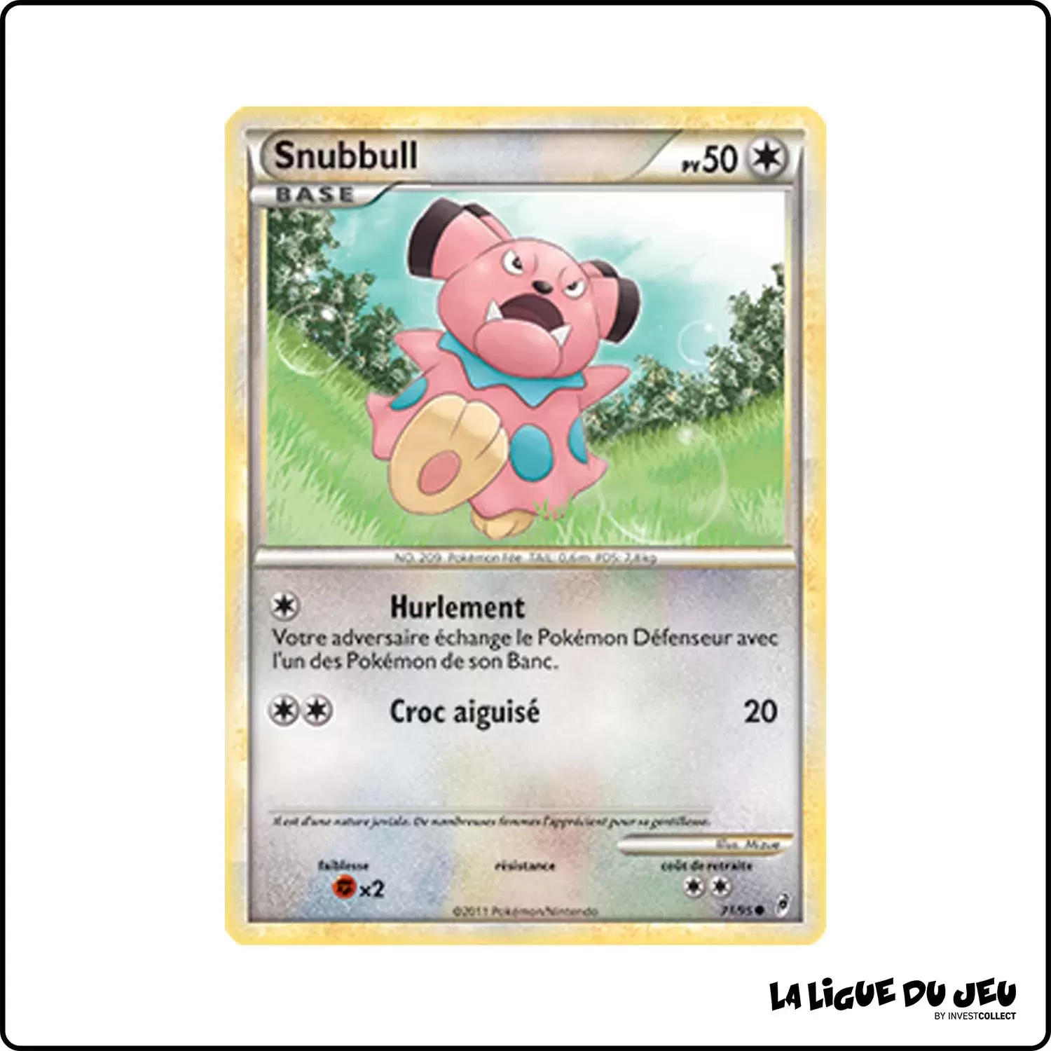 Commune - Pokemon - L'Appel Des Légendes - Snubbull 71/95