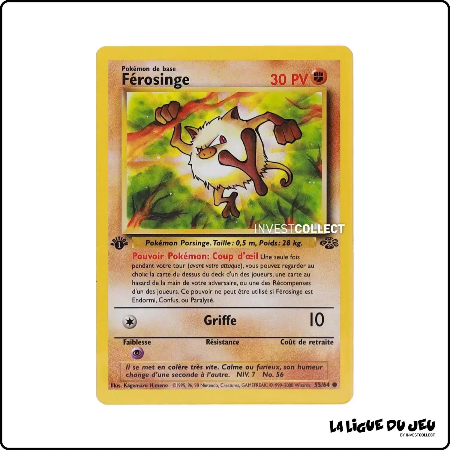 Commune - Pokemon - Jungle - Férosinge 55/64