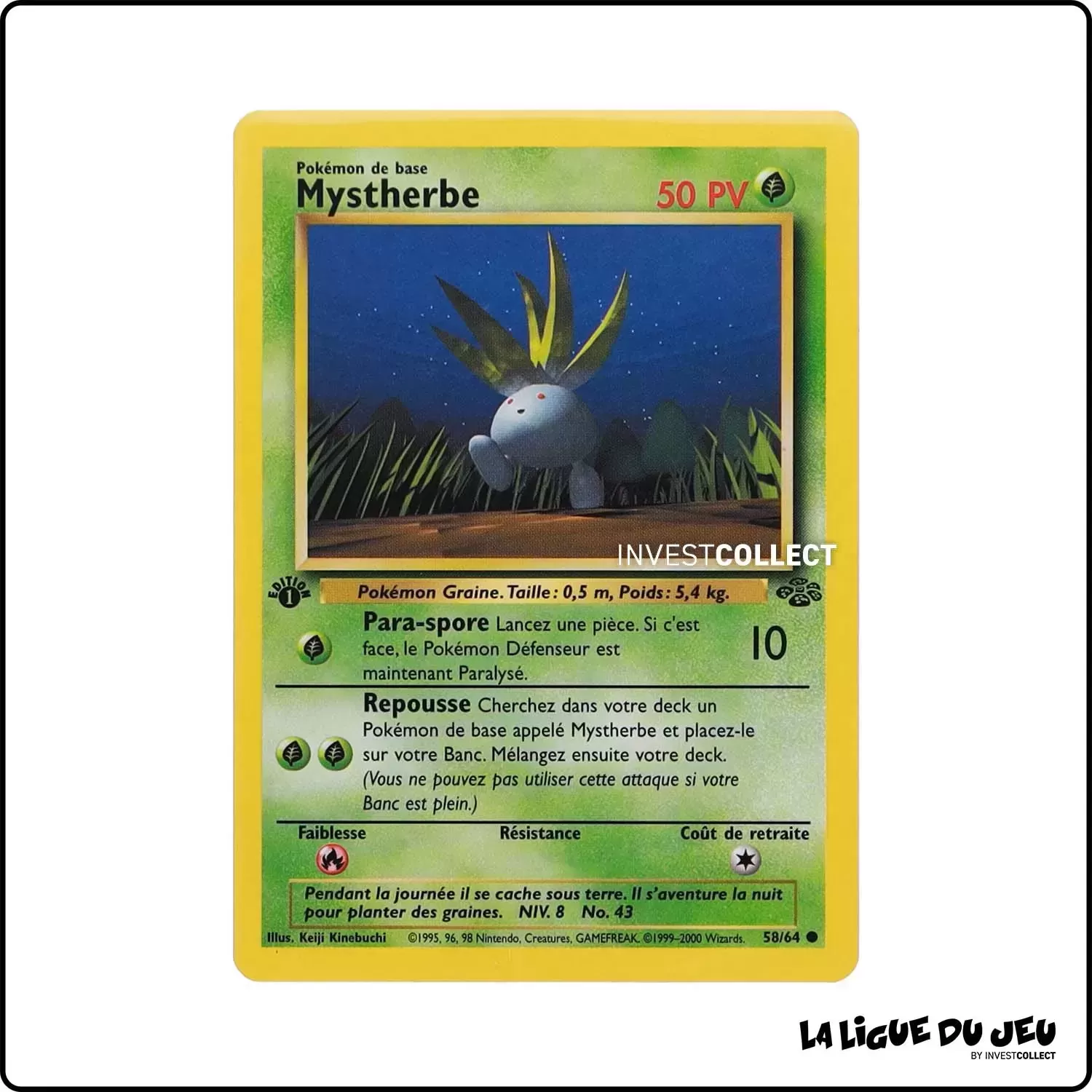 Commune - Pokemon - Jungle - Mystherbe 58/64