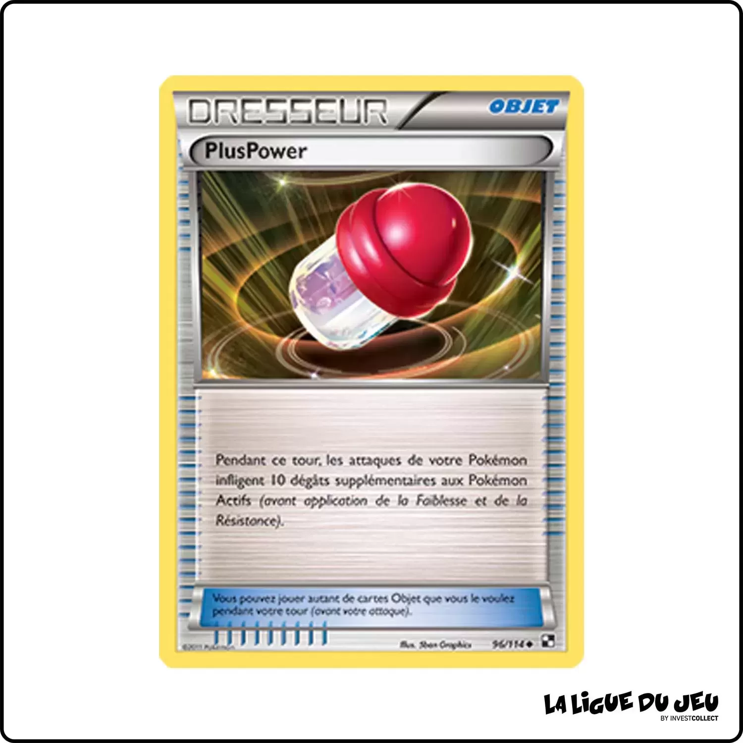 Peu commune - Pokemon - Noir et Blanc de Base - PlusPower 96/114