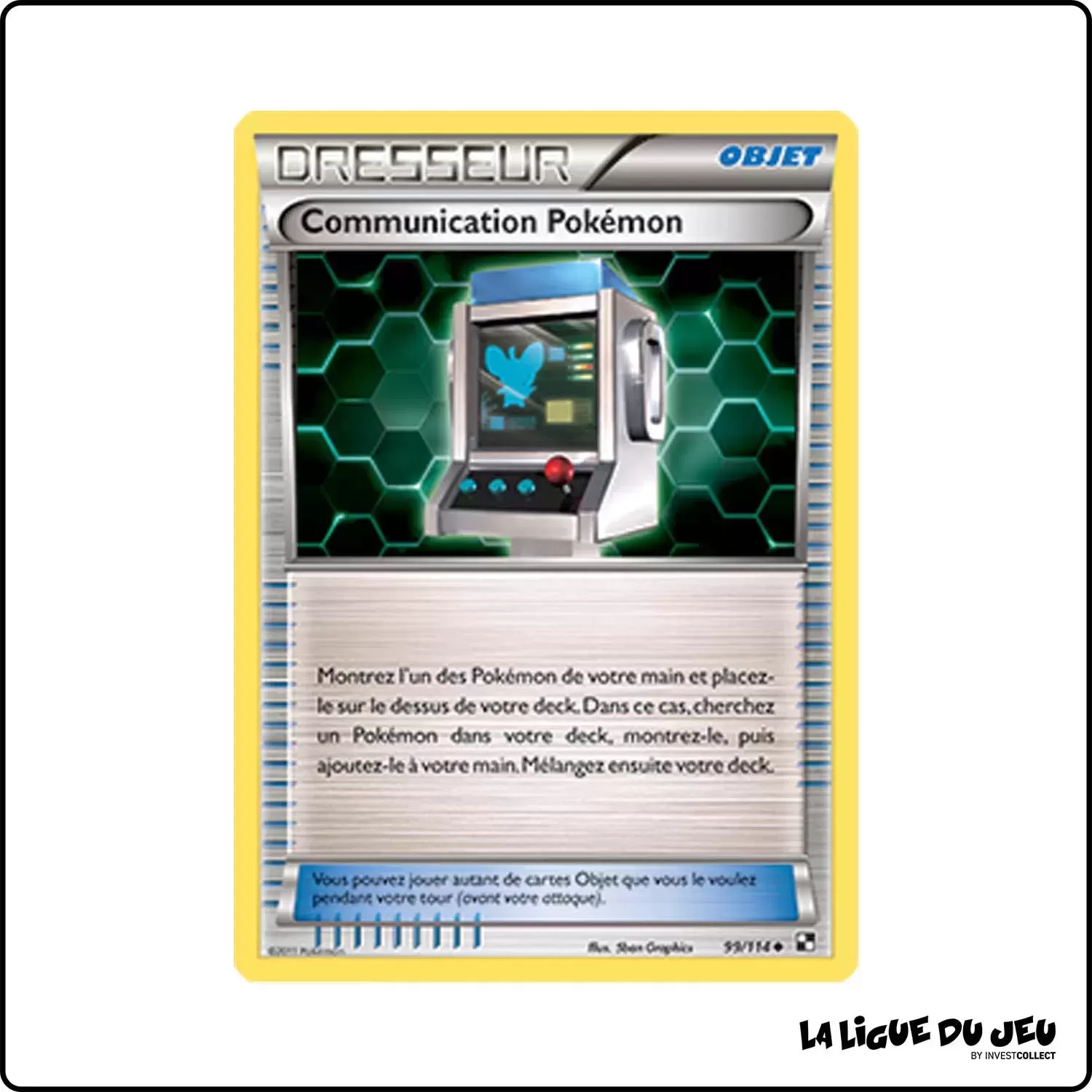 Peu commune - Pokemon - Noir et Blanc de Base - Communication Pokémon 99/114