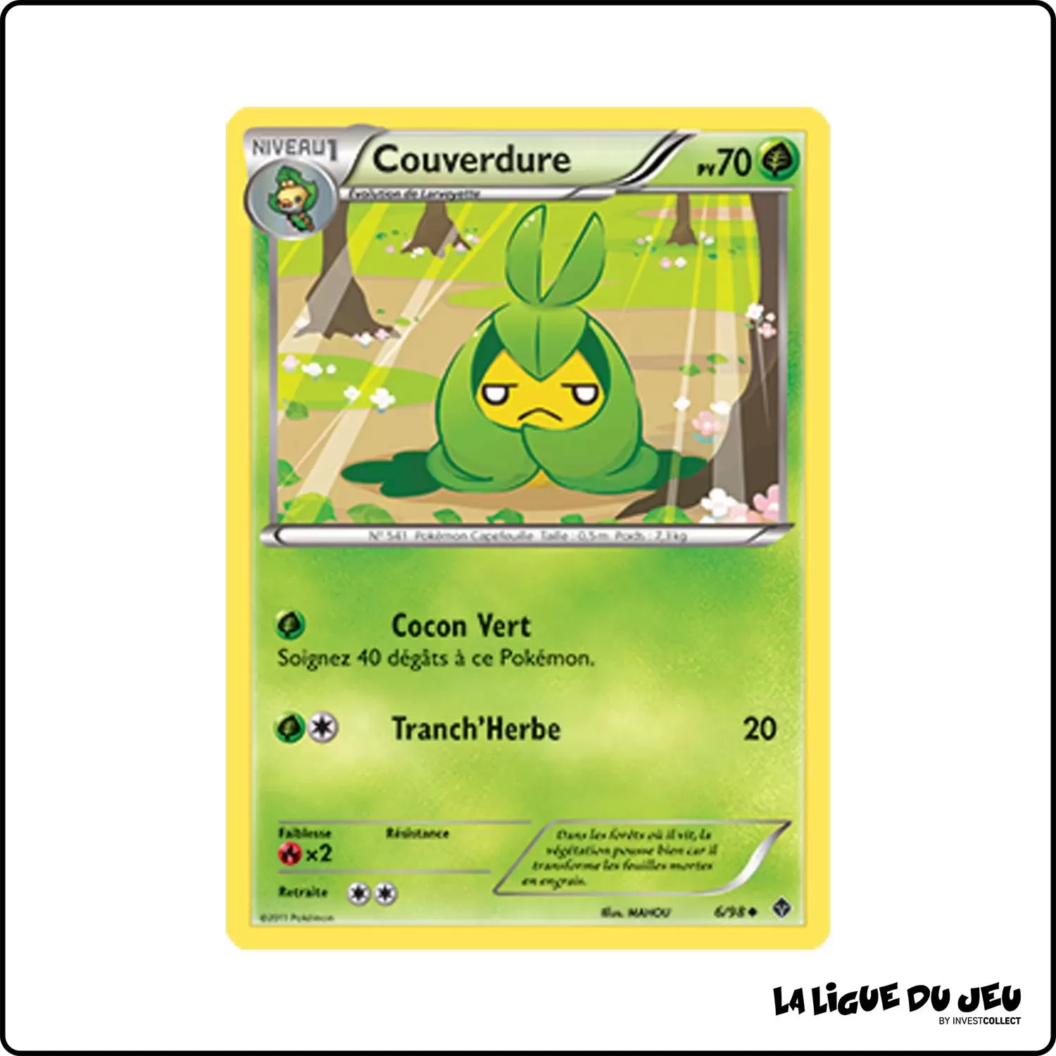 Peu commune - Pokemon - Pouvoirs Émergents - Couverdure 6/98