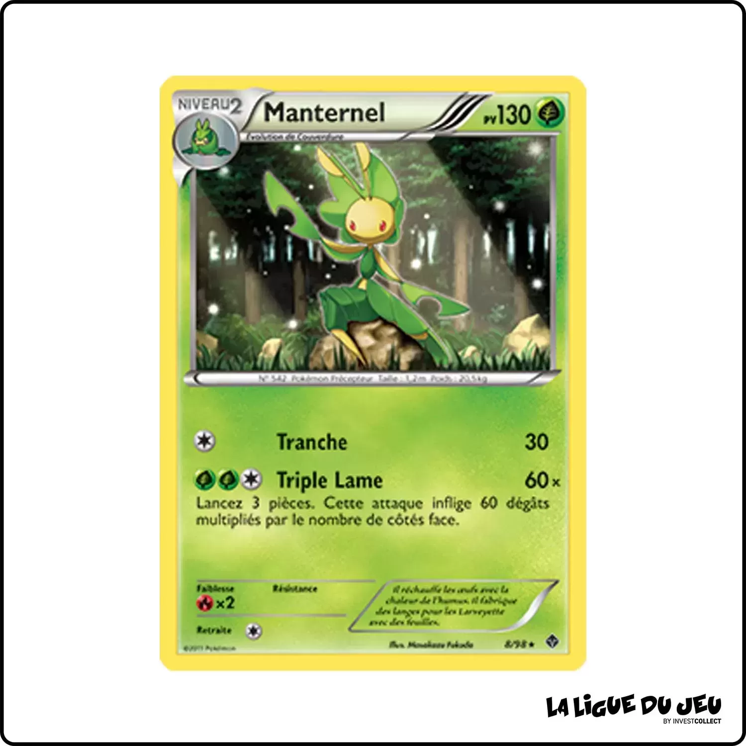 Rare - Pokemon - Pouvoirs Émergents - Manternel 8/98