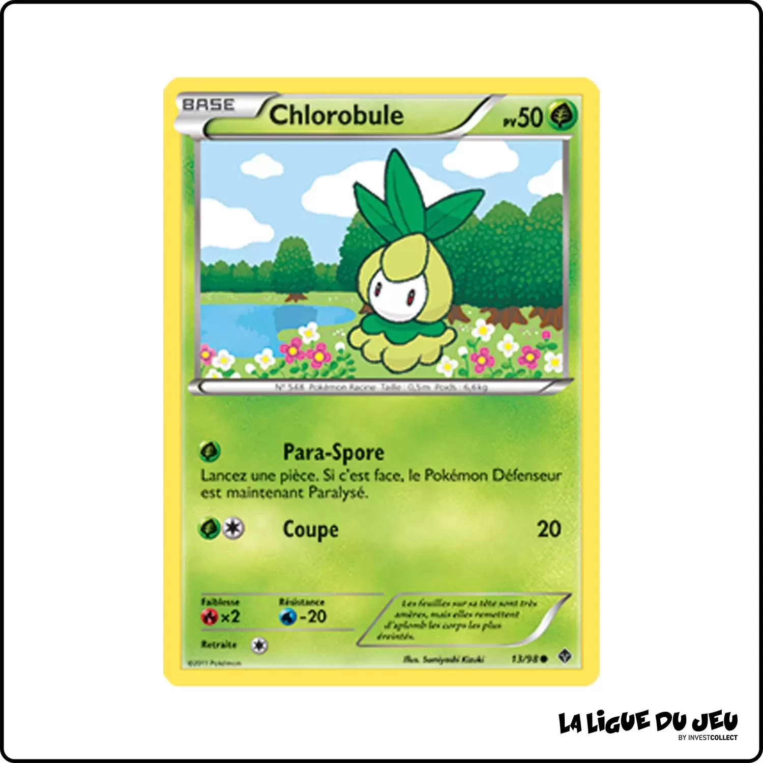 Commune - Pokemon - Pouvoirs Émergents - Chlorobule 13/98