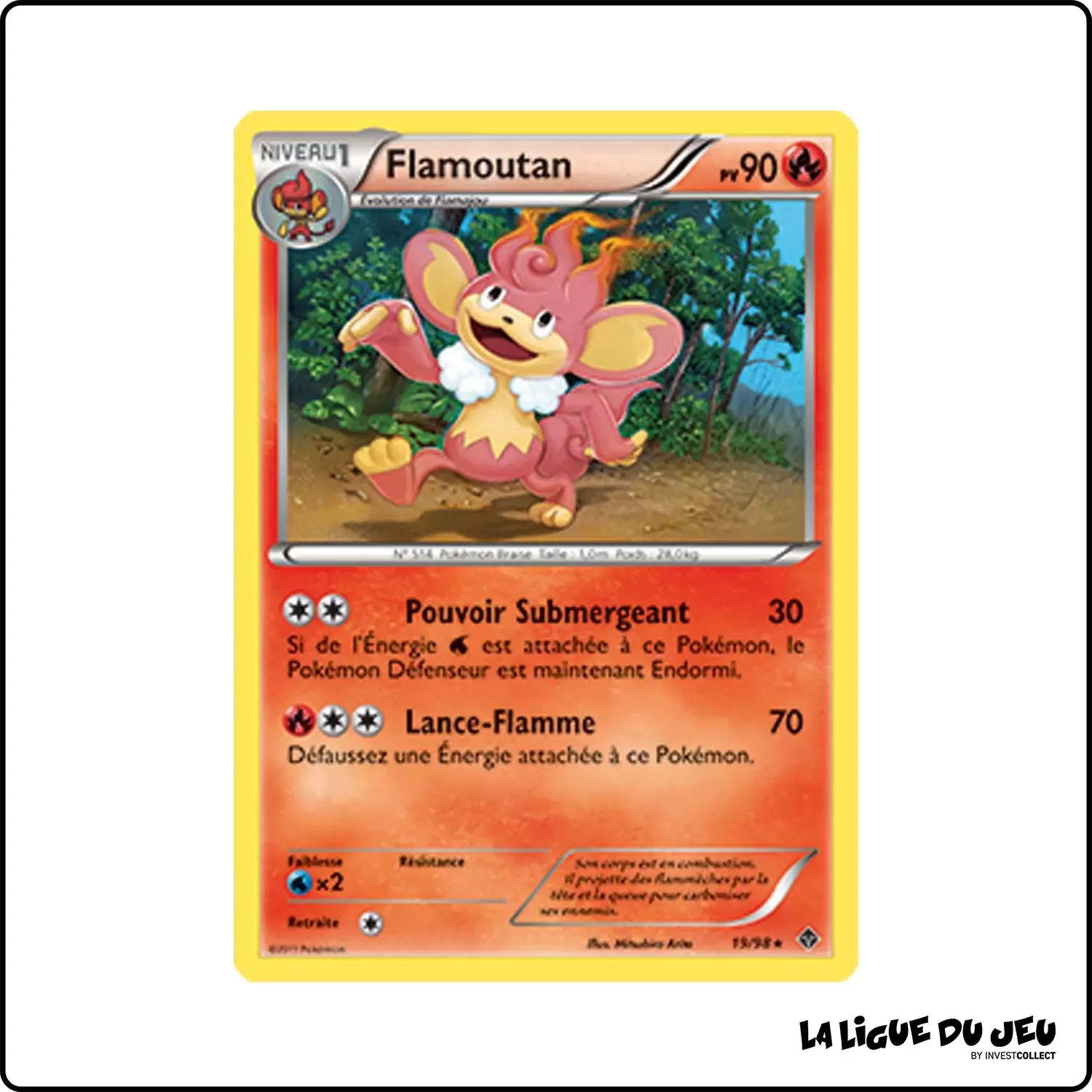 Rare - Pokemon - Pouvoirs Émergents - Flamoutan 19/98