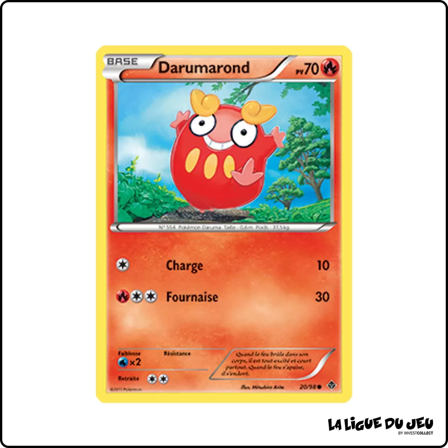 Commune - Pokemon - Pouvoirs Émergents - Darumarond 20/98