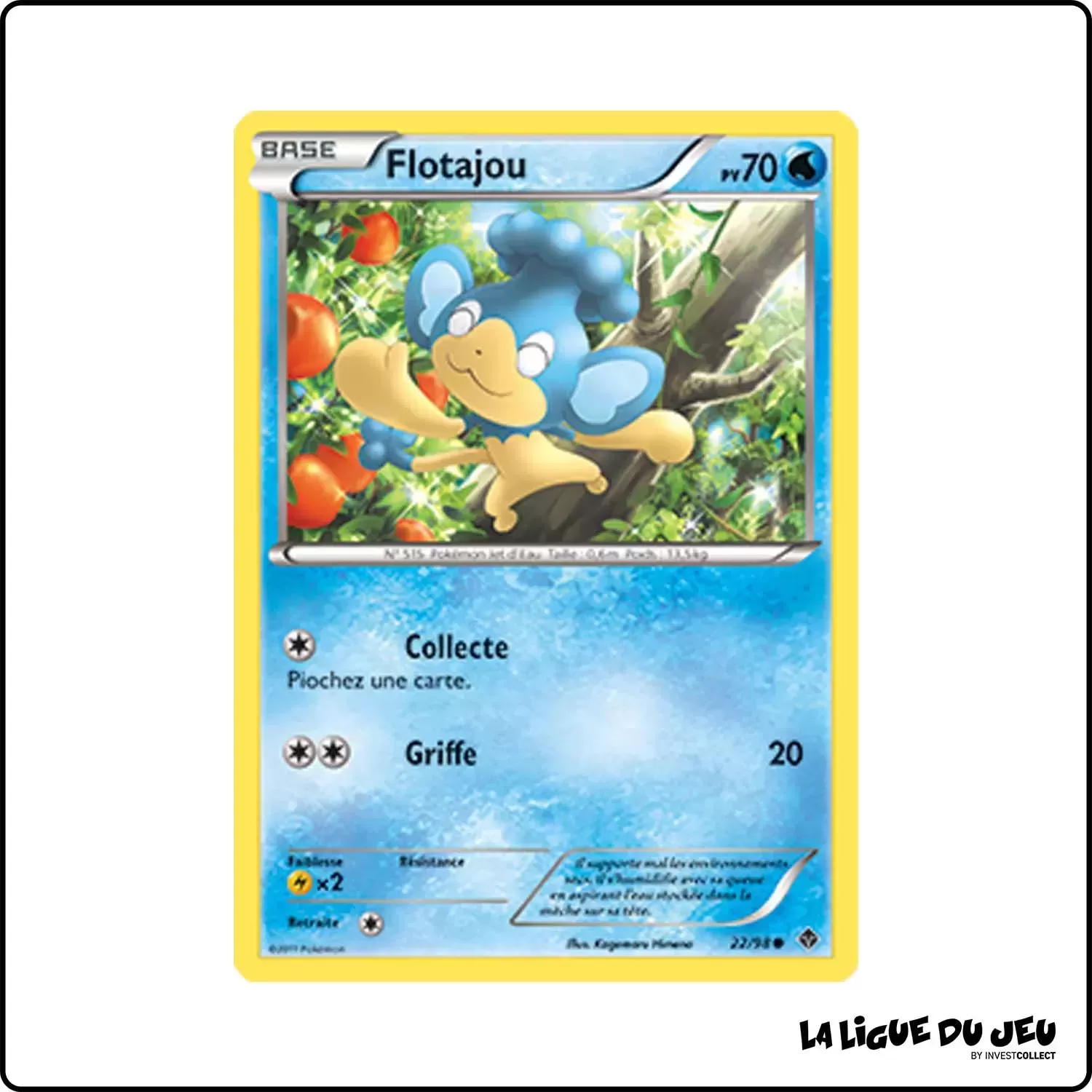 Commune - Pokemon - Pouvoirs Émergents - Flotajou 22/98