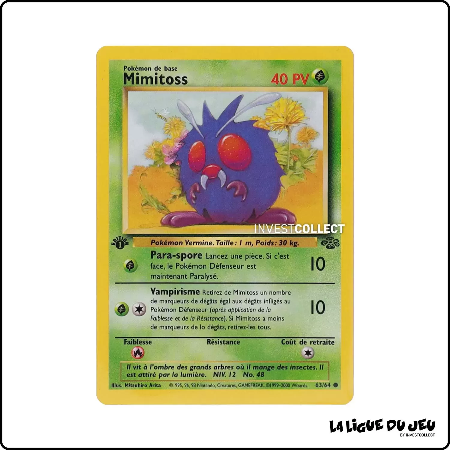 Commune - Pokemon - Jungle - Mimitoss 63/64