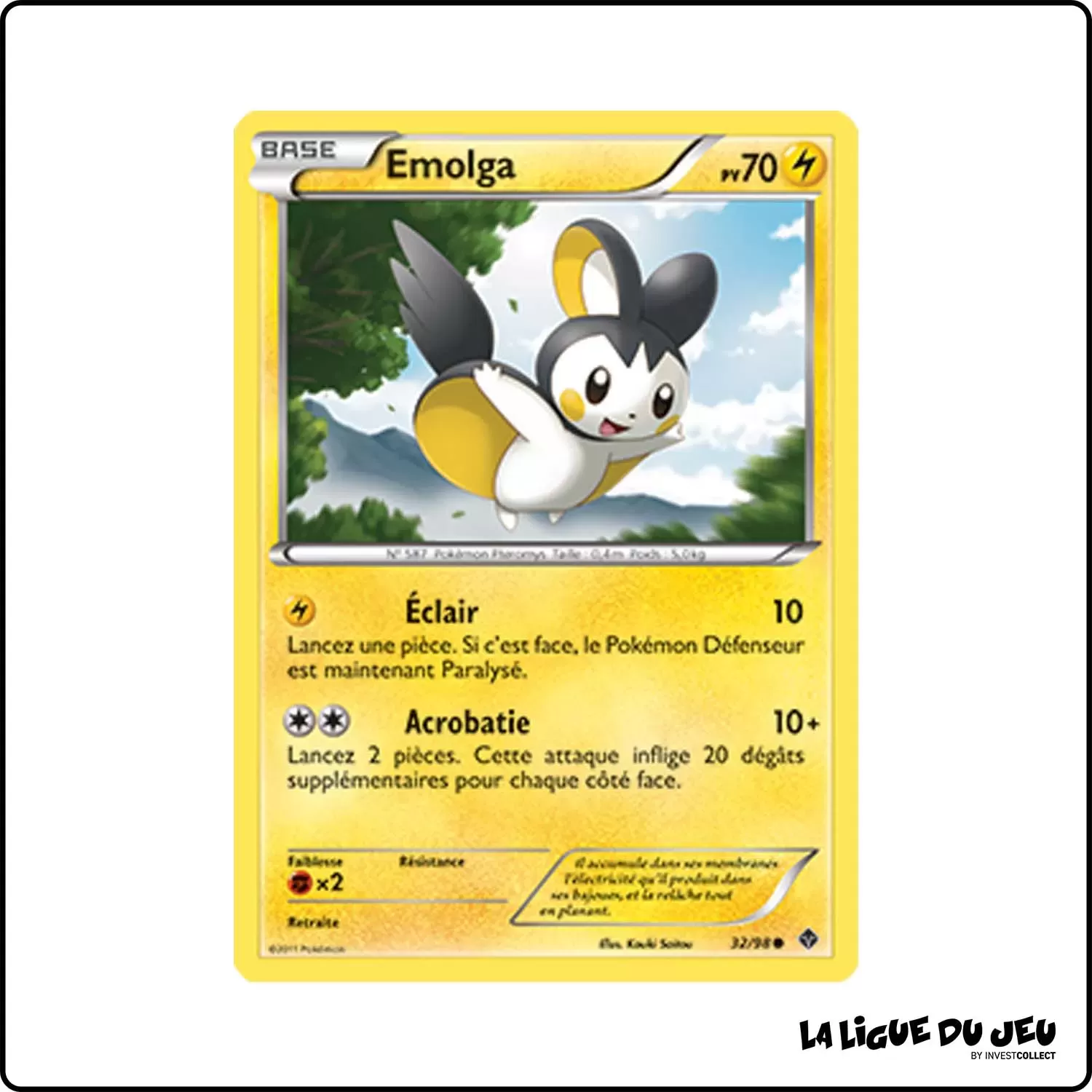 Commune - Pokemon - Pouvoirs Émergents - Emolga 32/98