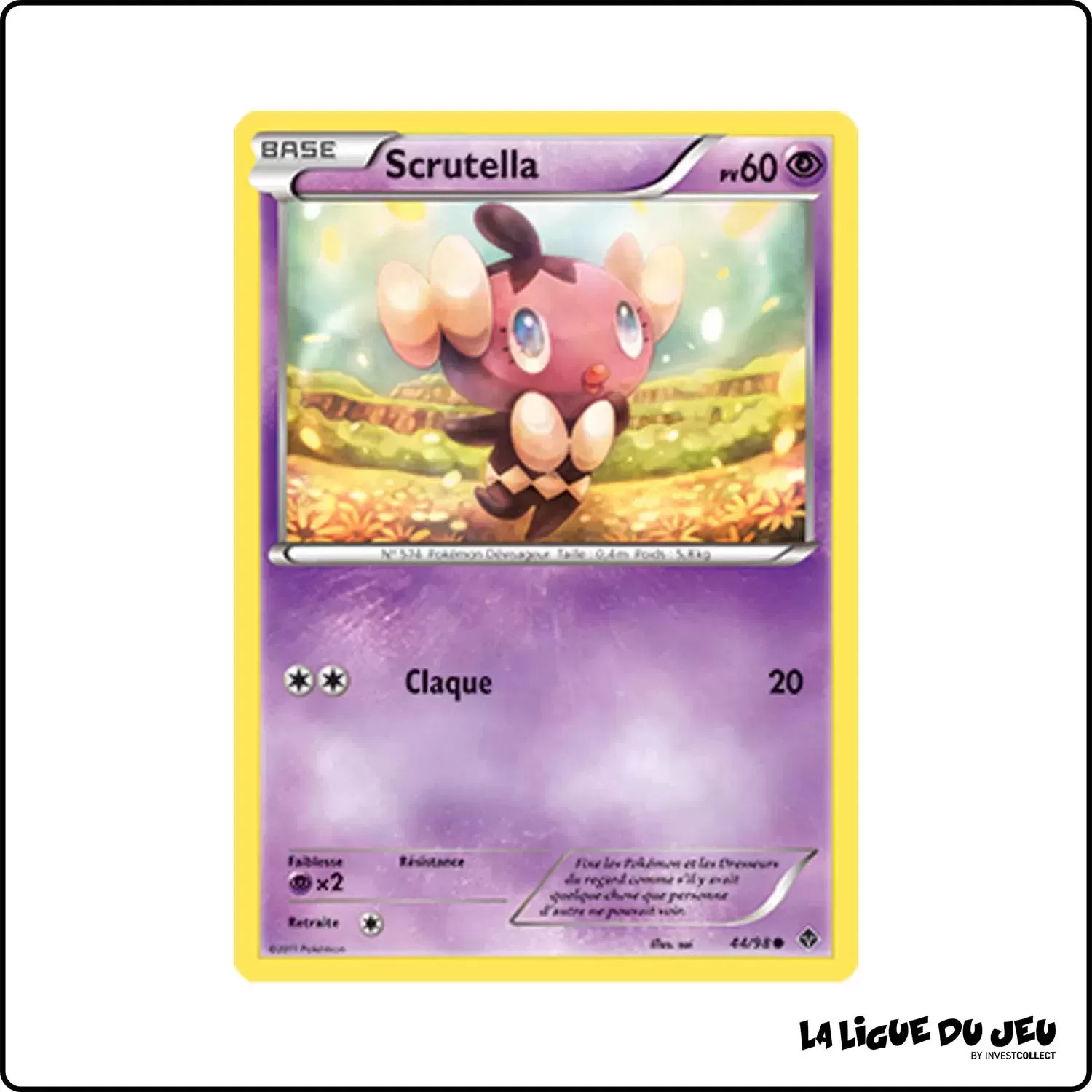 Commune - Pokemon - Pouvoirs Émergents - Scrutella 44/98