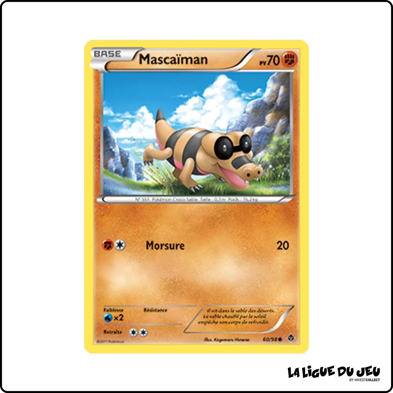 Commune - Pokemon - Pouvoirs Émergents - Mascaïman 60/98