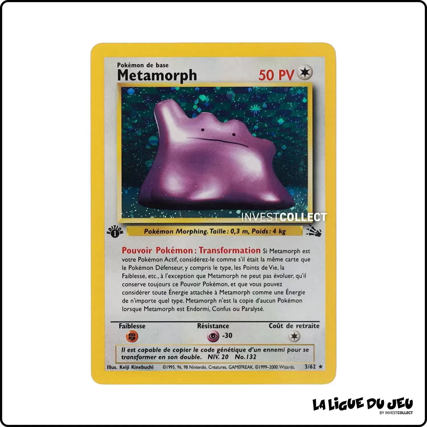 Holo - Pokemon - Fossile - Métamorph 3/62