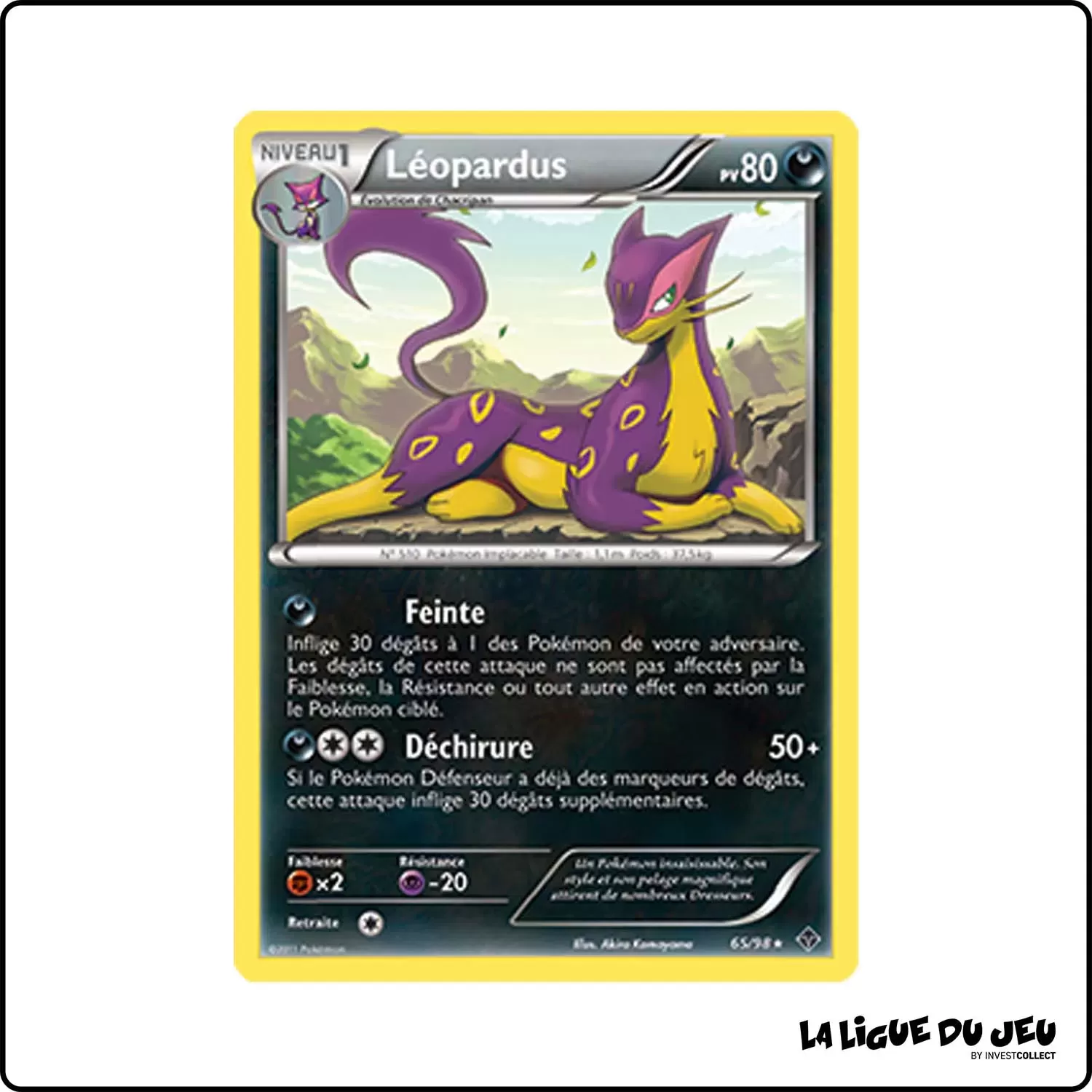 Rare - Pokemon - Pouvoirs Émergents - Léopardus 65/98