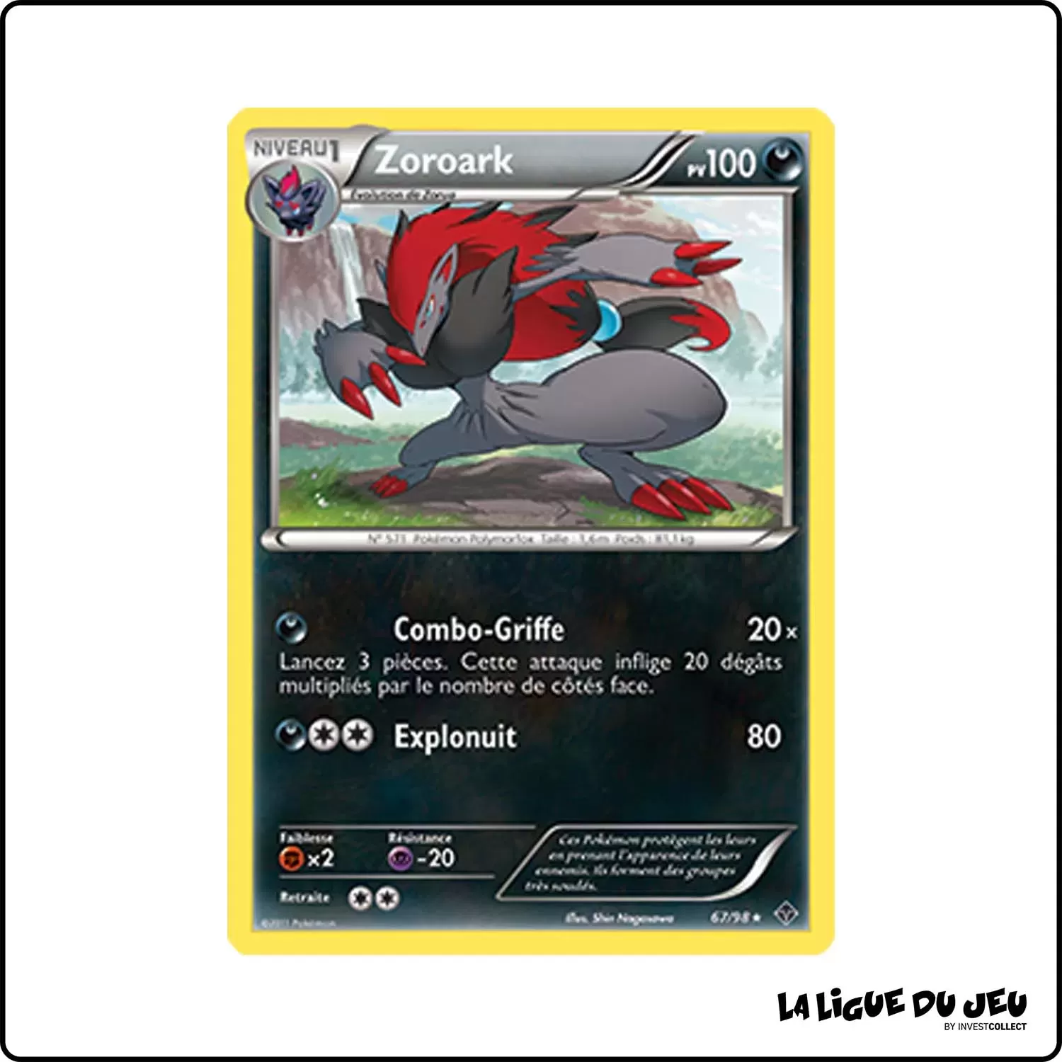 Holo - Pokemon - Pouvoirs Émergents - Zoroark 67/98