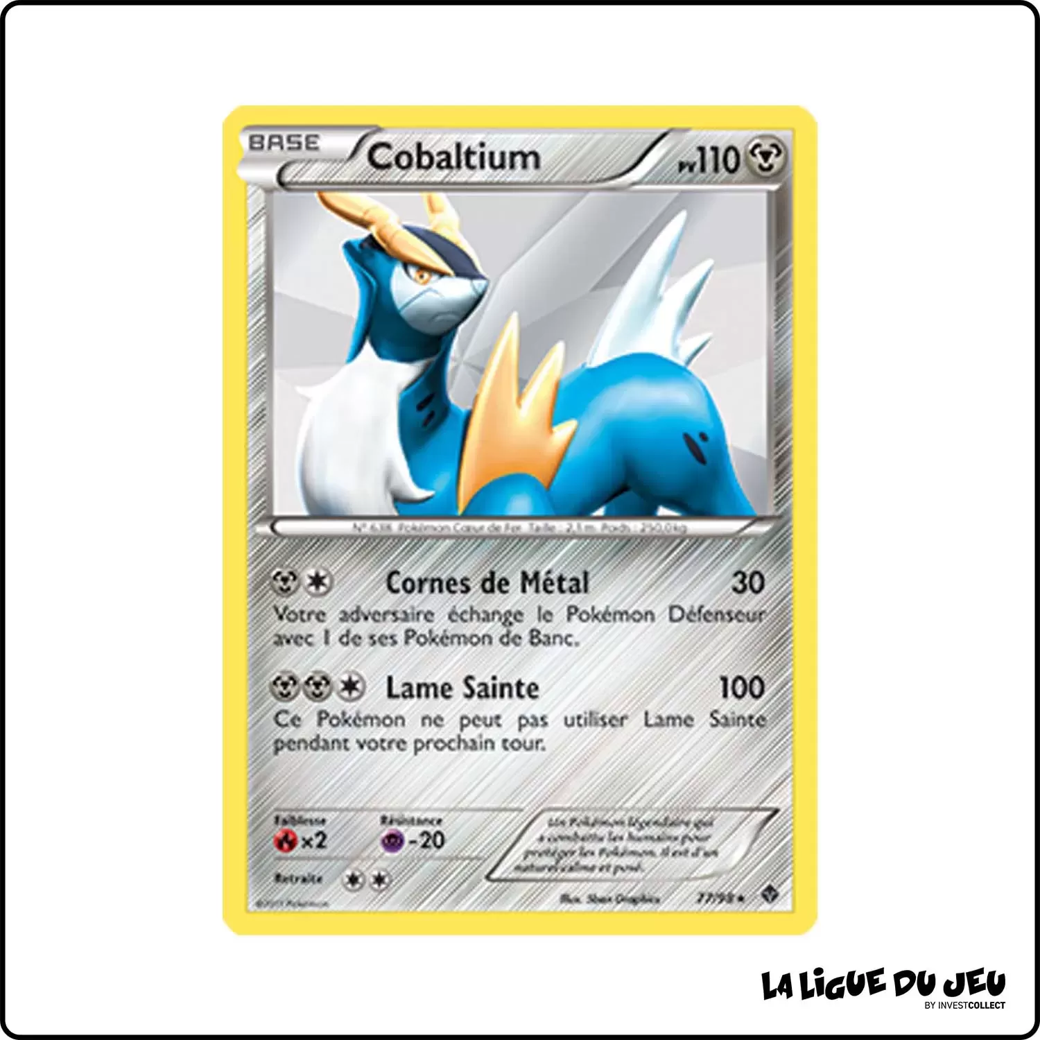 Holo - Pokemon - Pouvoirs Émergents - Cobaltium 77/98