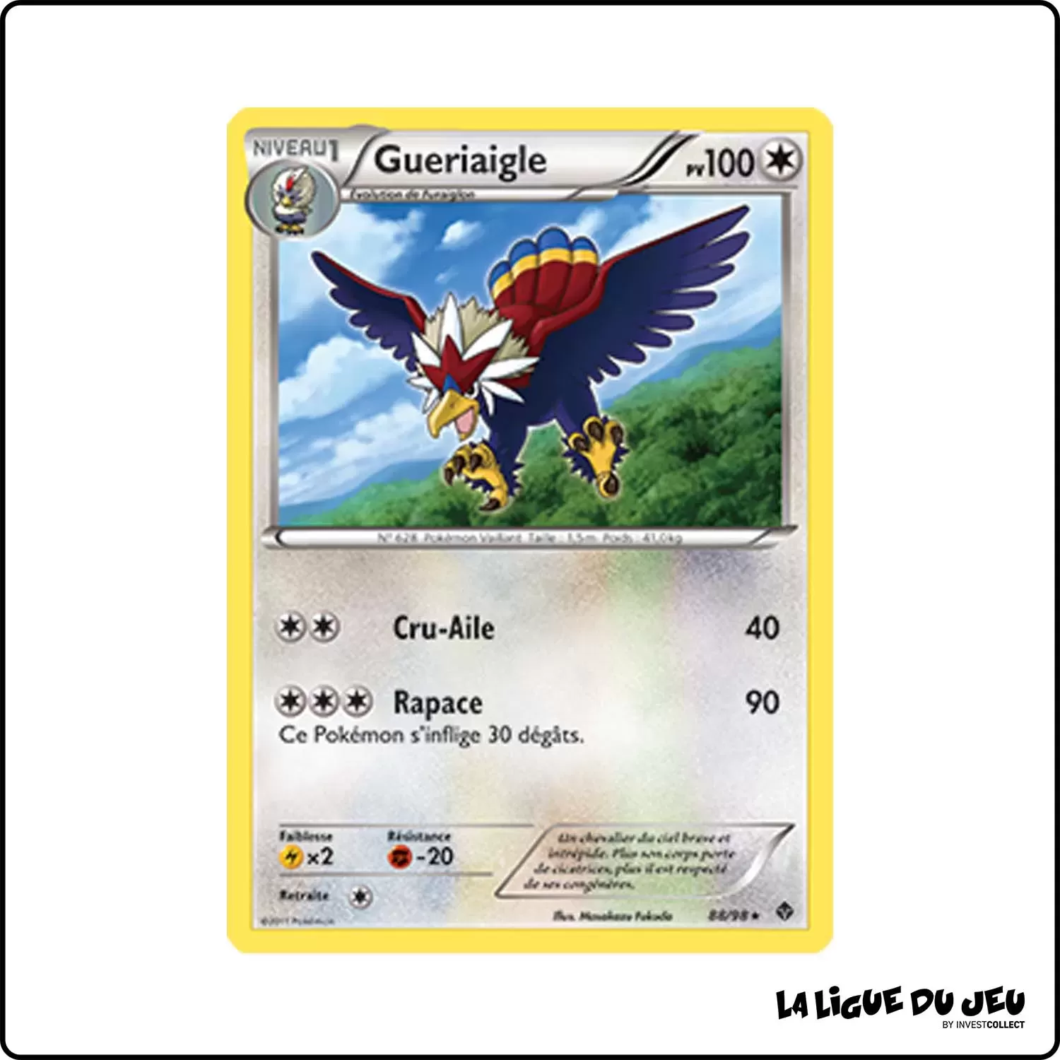 Holo - Pokemon - Pouvoirs Émergents - Gueriaigle 88/98