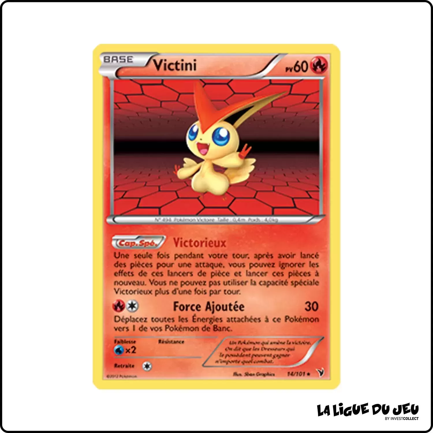 Holo - Pokemon - Nobles Victoires - Victini 14/101