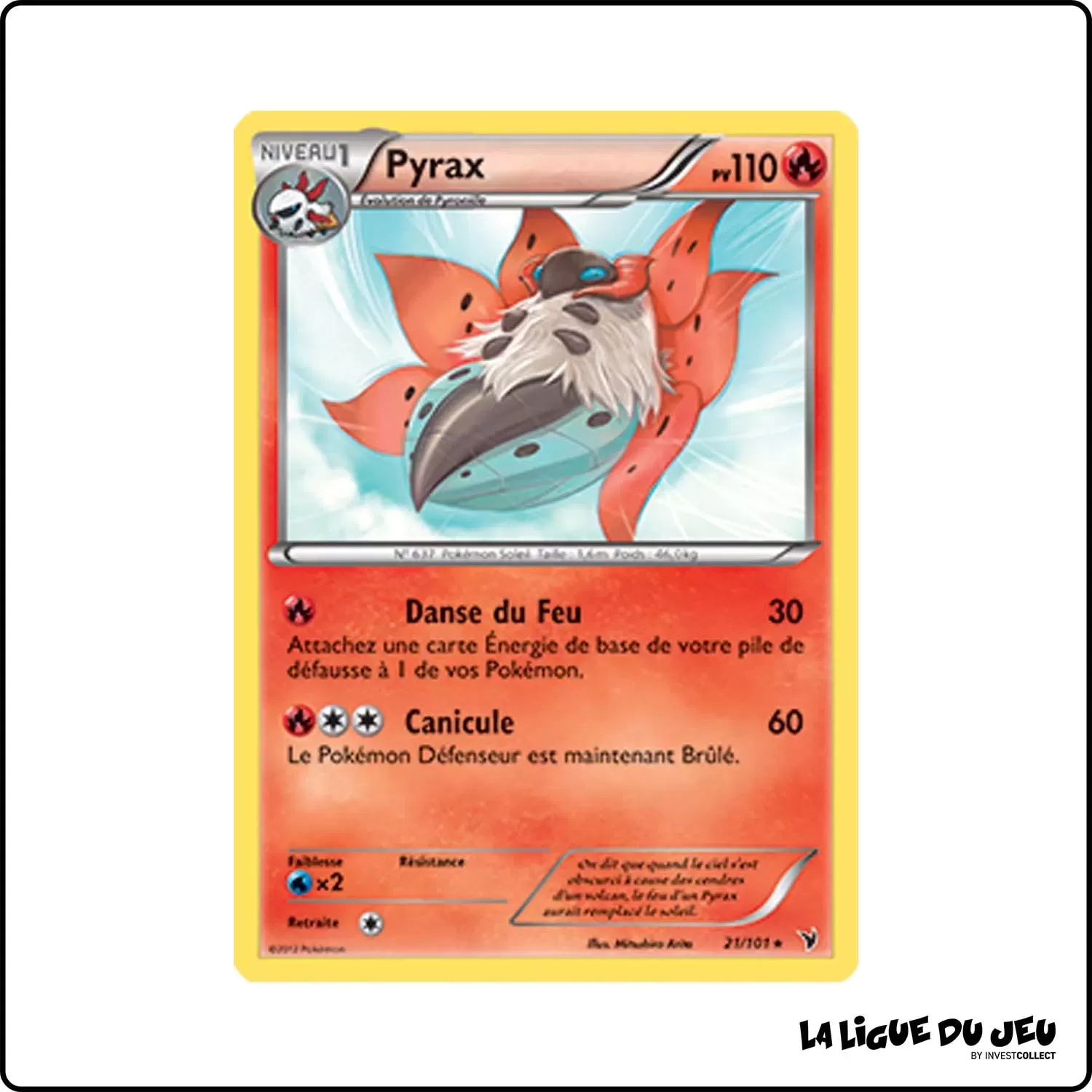 Rare - Pokemon - Nobles Victoires - Pyrax 21/101