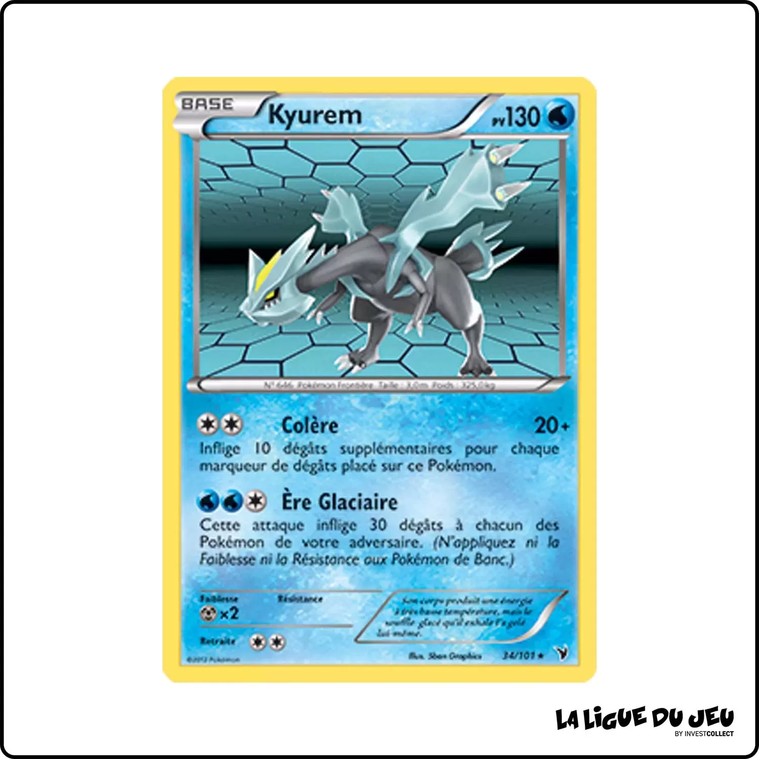 Holo - Pokemon - Nobles Victoires - Kyurem 34/101