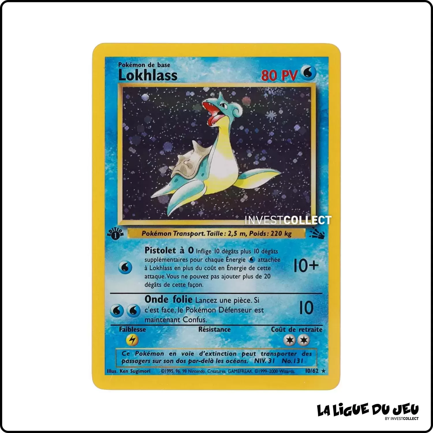 Holo - Pokemon - Fossile - Lokhlass 10/62