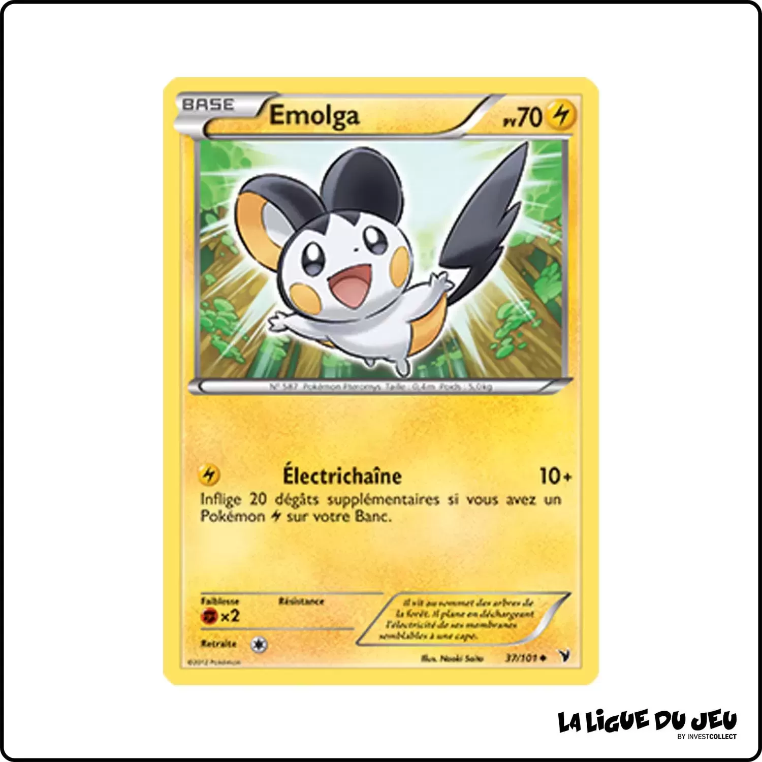 Peu commune - Pokemon - Nobles Victoires - Emolga 37/101