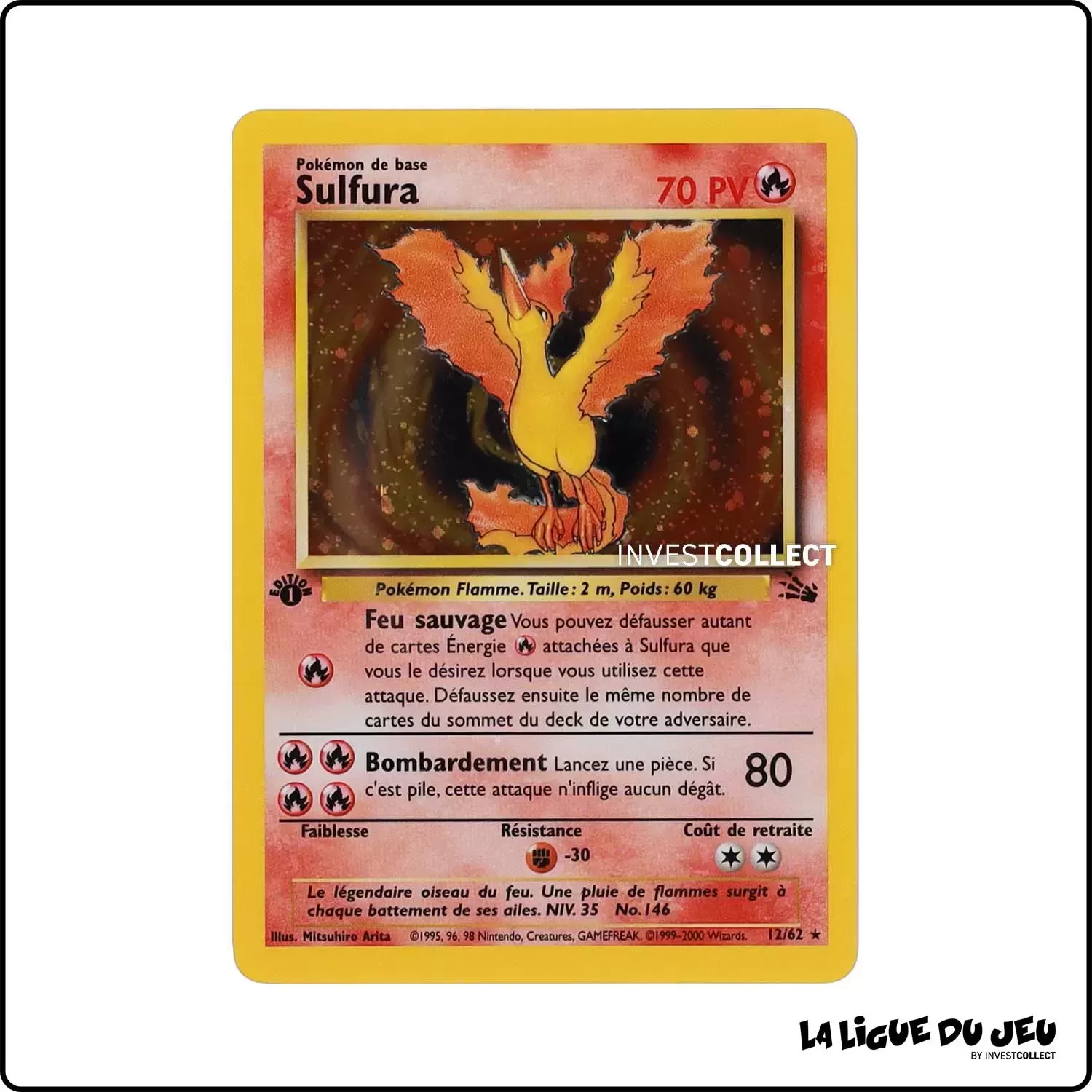 Holo - Pokemon - Fossile - Sulfura 12/62