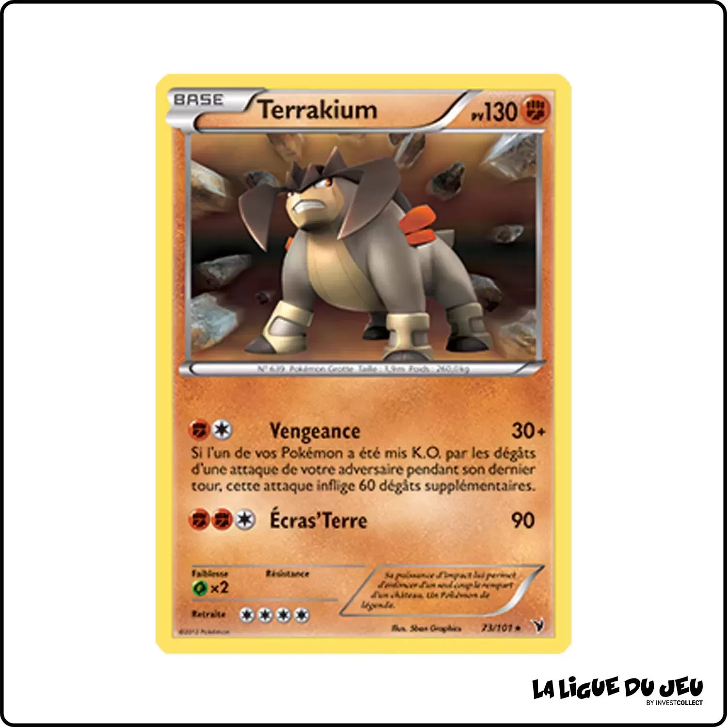 Holo - Pokemon - Nobles Victoires - Terrakium 73/101