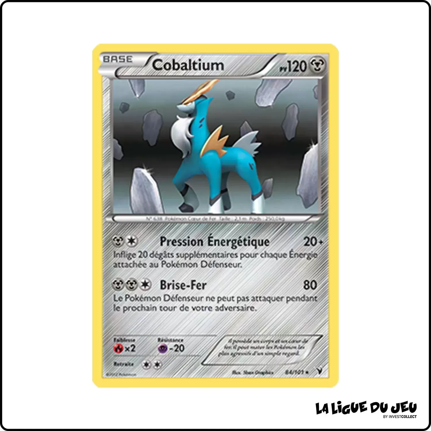 Holo - Pokemon - Nobles Victoires - Cobaltium 84/101