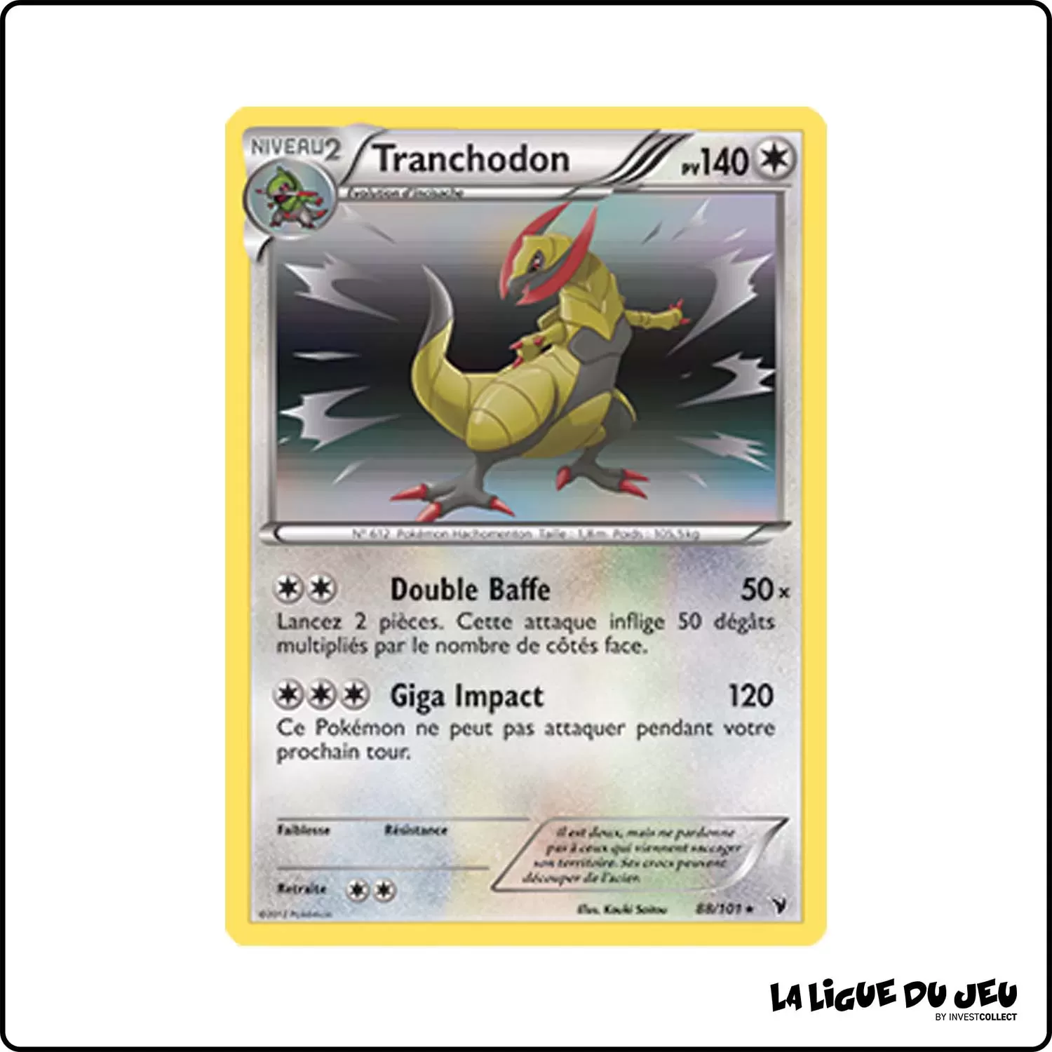 Holo - Pokemon - Nobles Victoires - Tranchodon 88/101