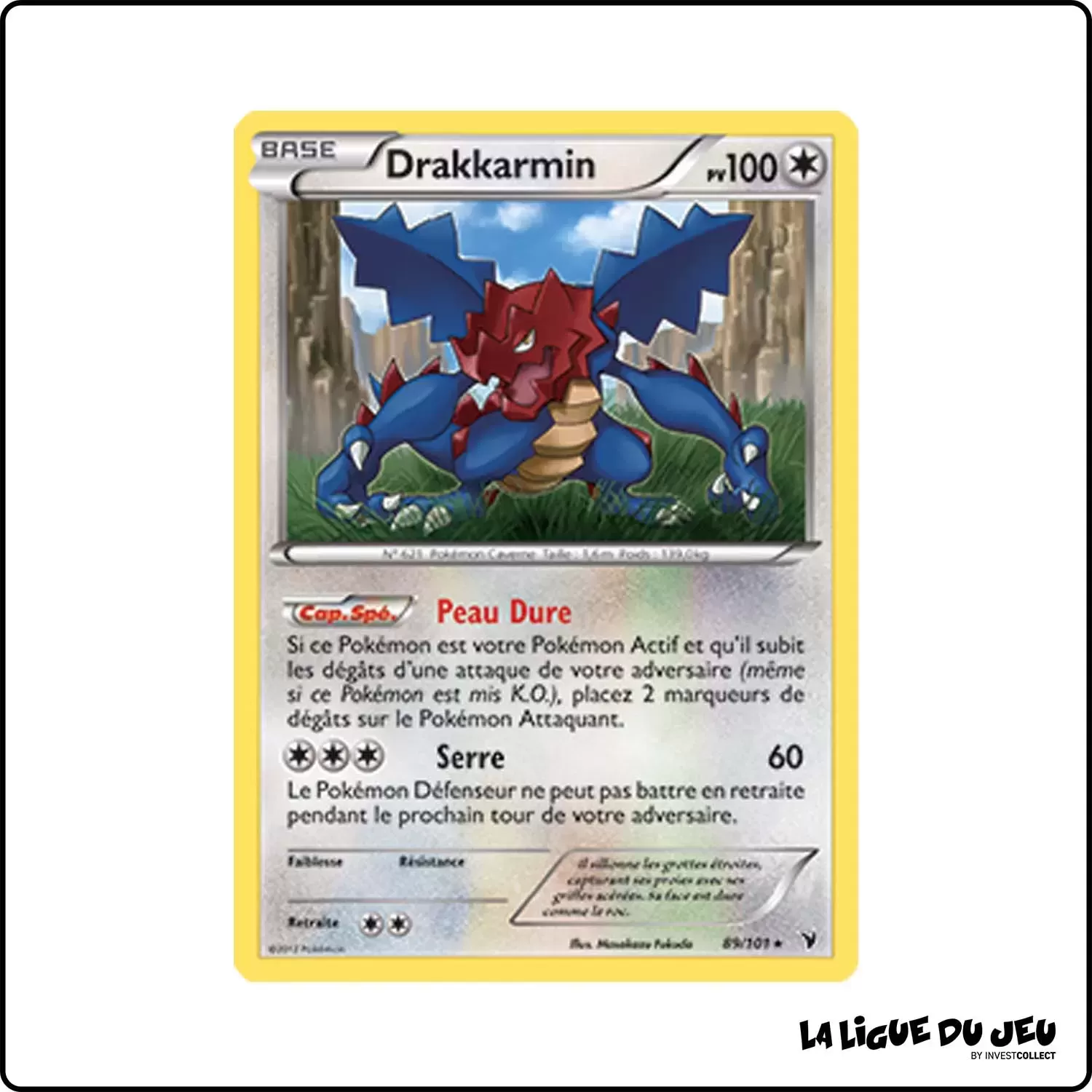 Rare - Pokemon - Nobles Victoires - Drakkarmin 89/101