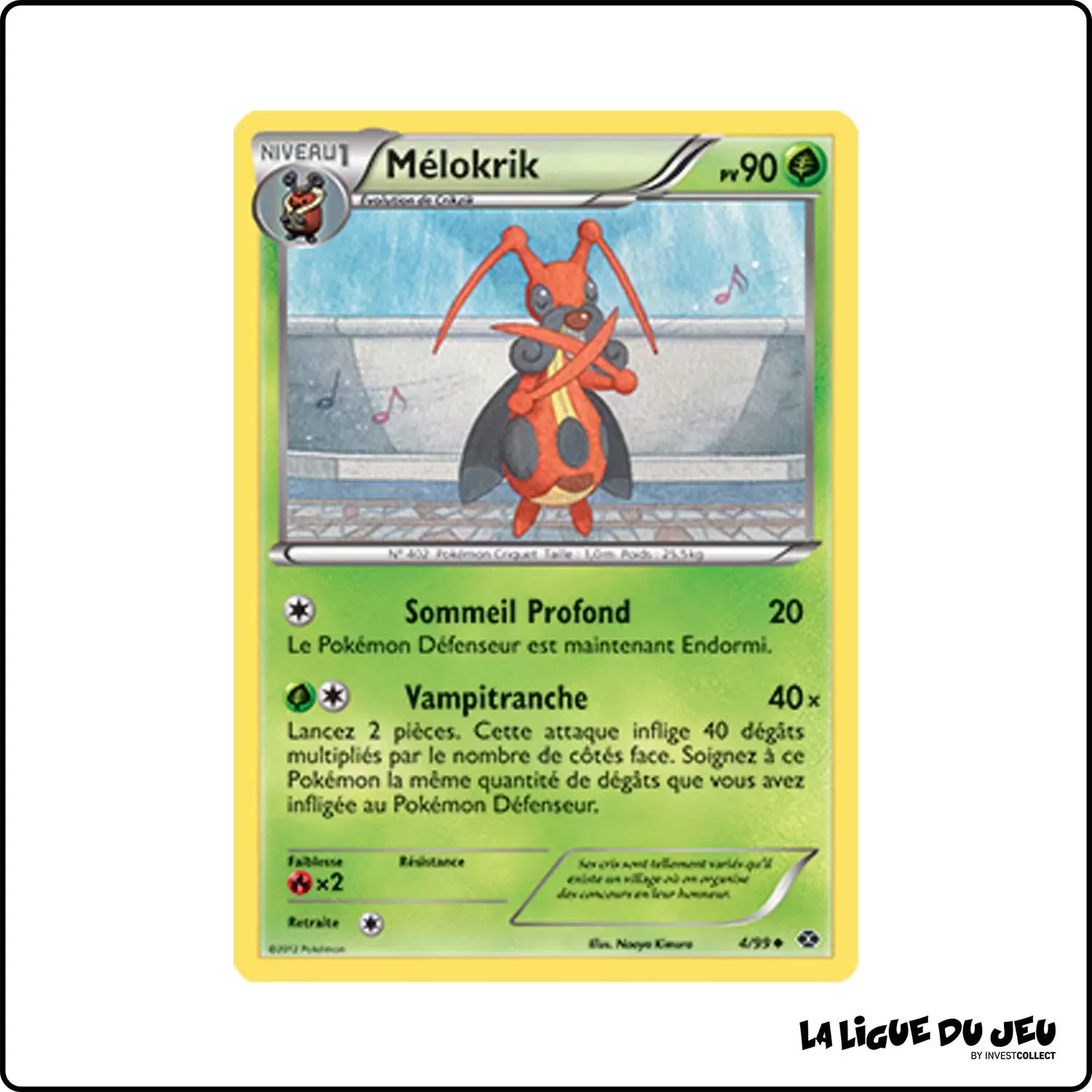 Peu commune - Pokemon - Destinées Futures - Mélokrik 4/99