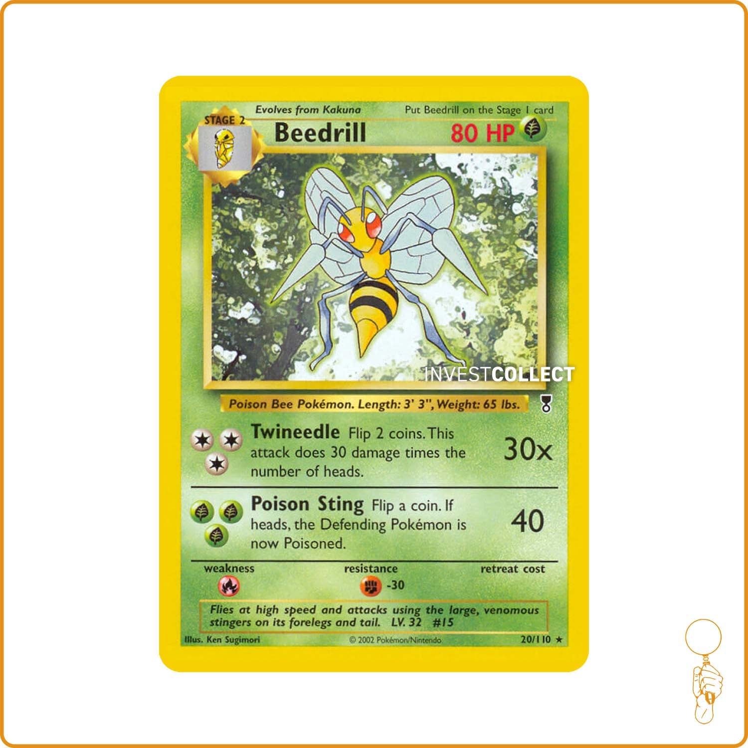 Rare - Pokemon - Legendary Collection - Beedrill 20/110 Wizards - 1